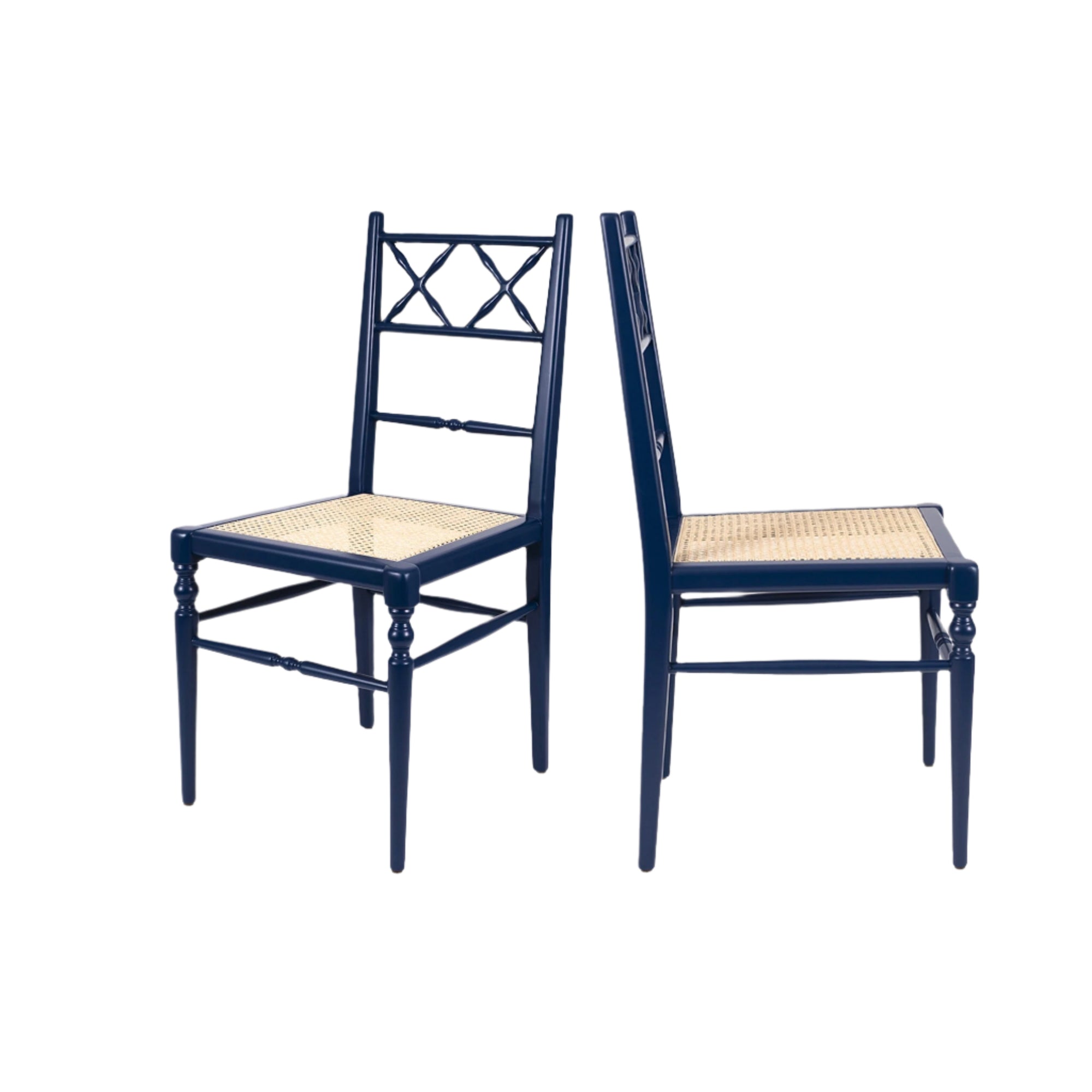 Pair of Chiara Dining Chairs, Ocean