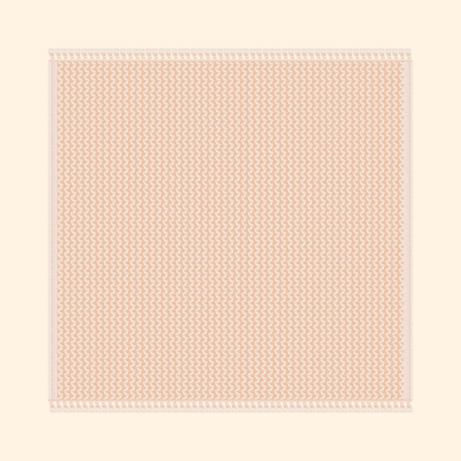 Silent Ripple Pure Cotton Blanket In Tan