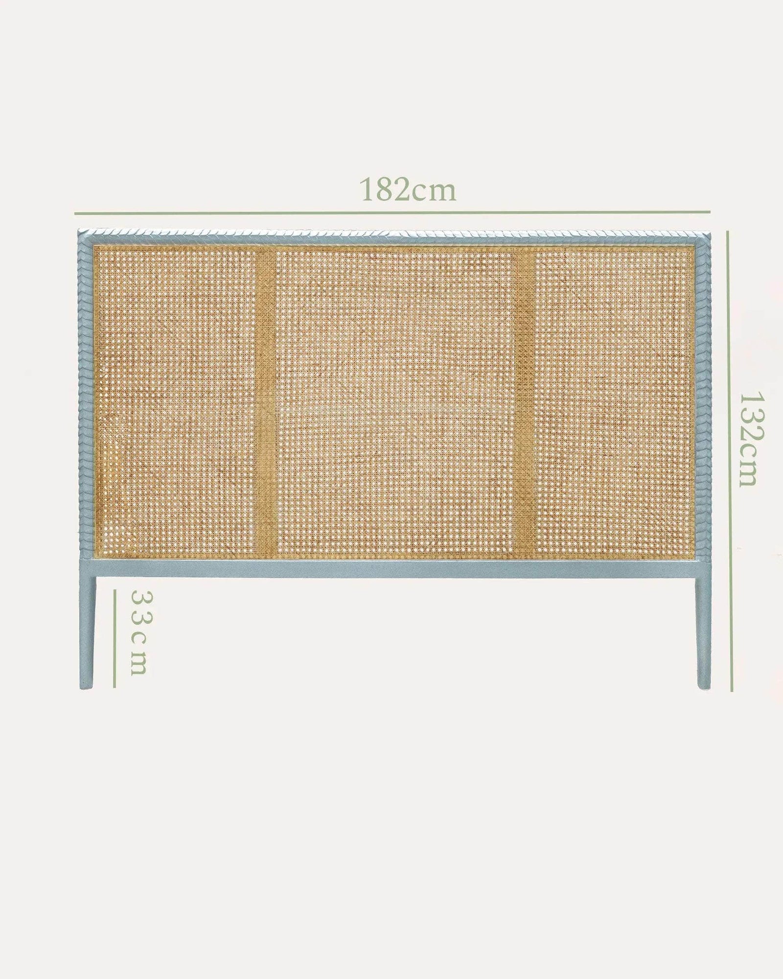 Pavilion Wooden Super King Headboard - Blue