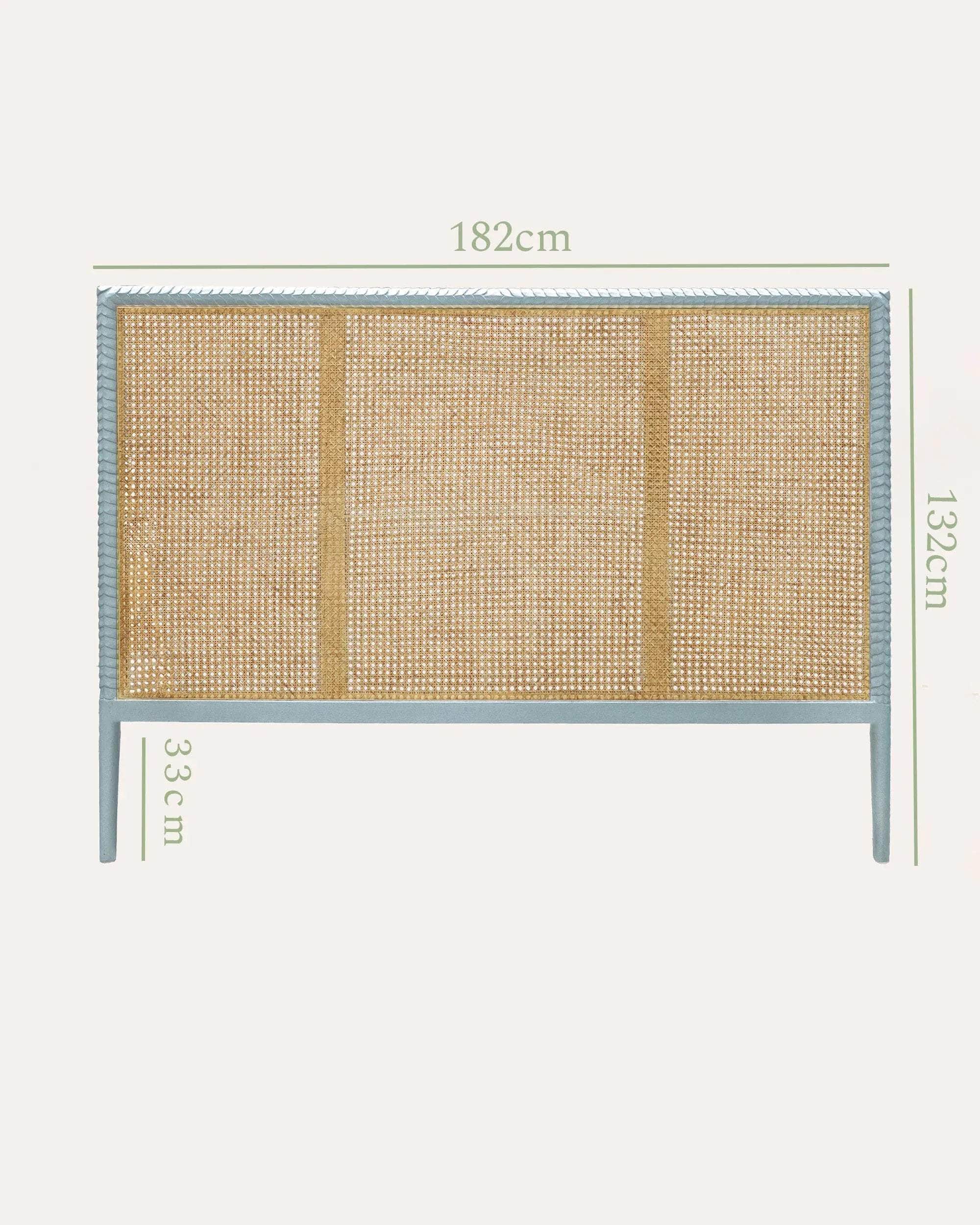 Pavilion Wooden Super King Headboard - Blue