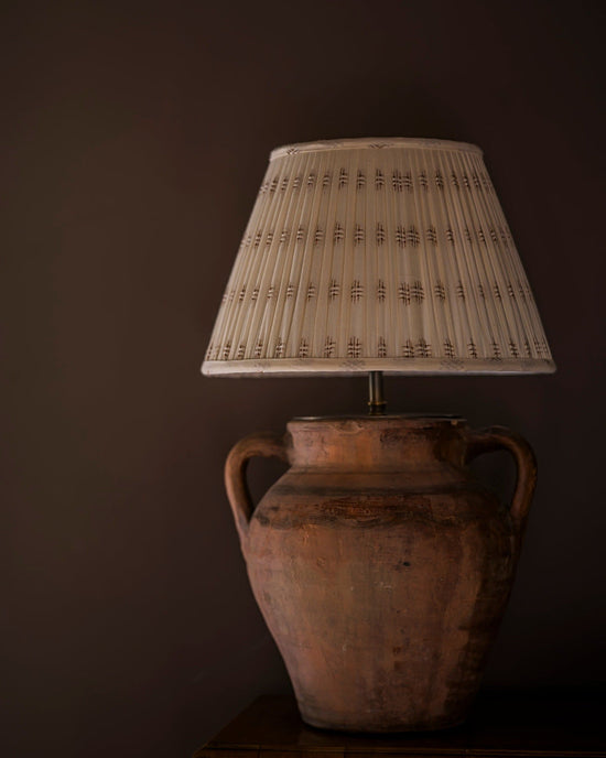 The Classic Embroidered Cotton in Chestnut