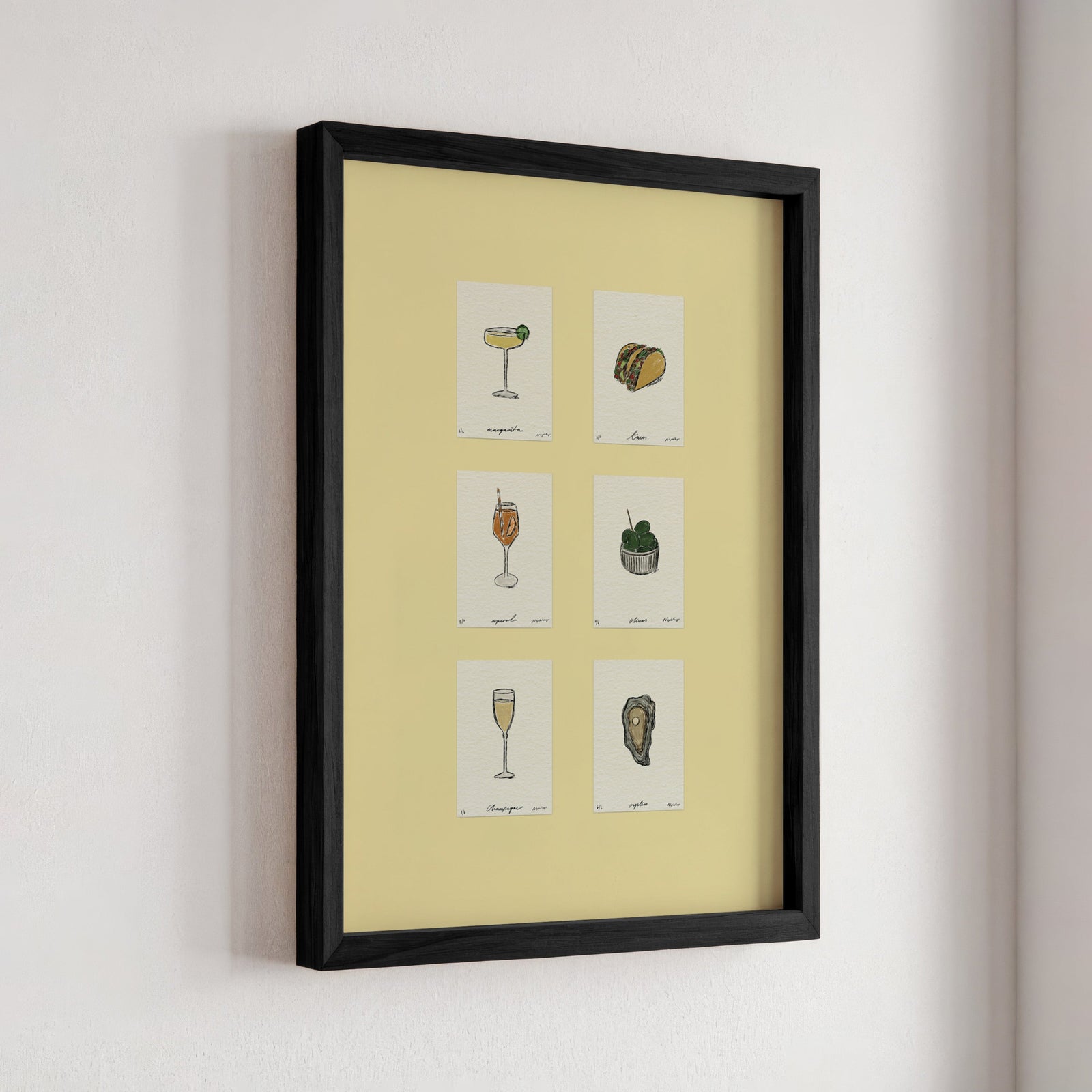 Sips & Snacks Set Print