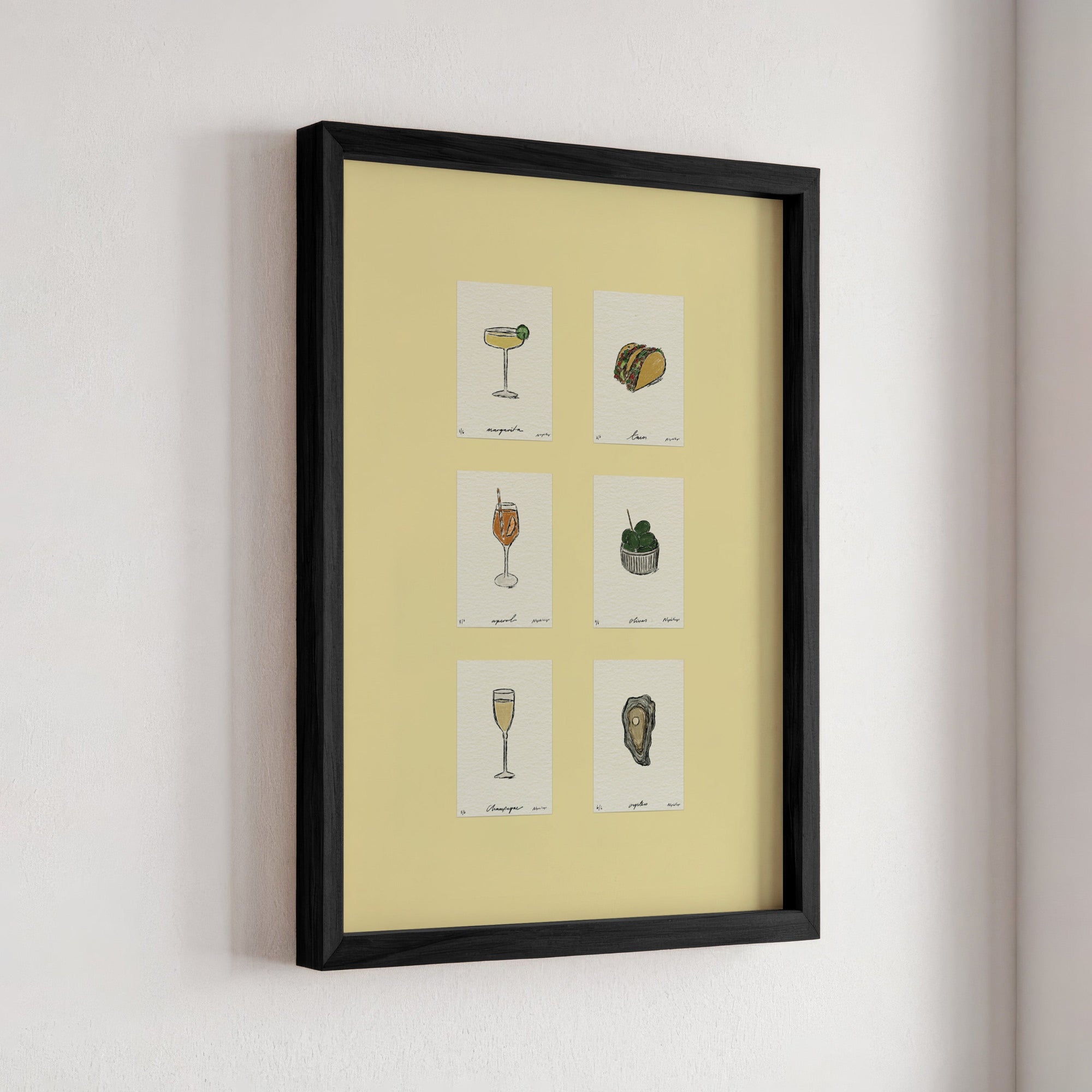 Sips & Snacks Set Print