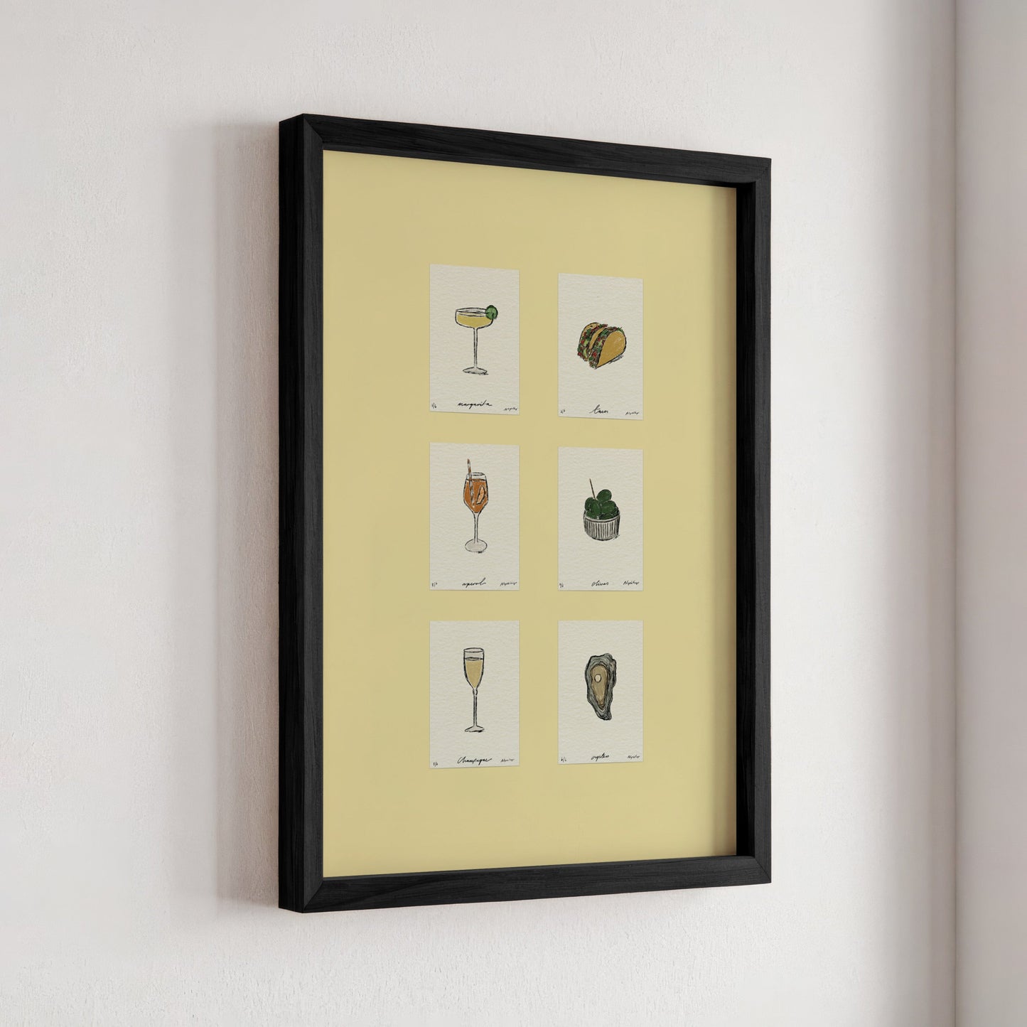 Sips & Snacks Set Print