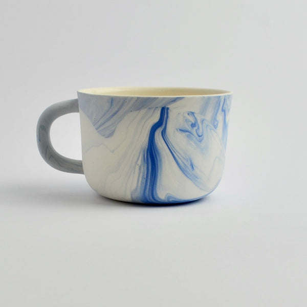 Coffee Cup Deep Blue Marble