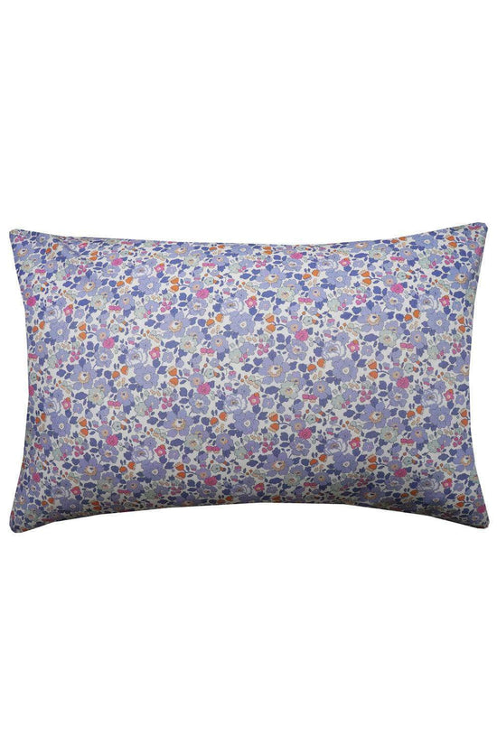 Pillowcase Made With Liberty Fabric Betsy Lavender Blue