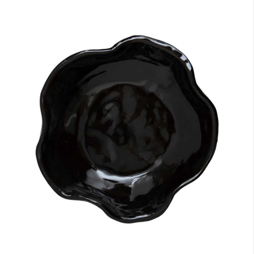 Black Tangier Serving Bowl Medium