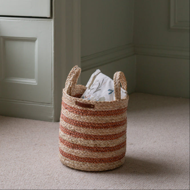 Maize Stripe Storage Basket Set of 3 - Natural