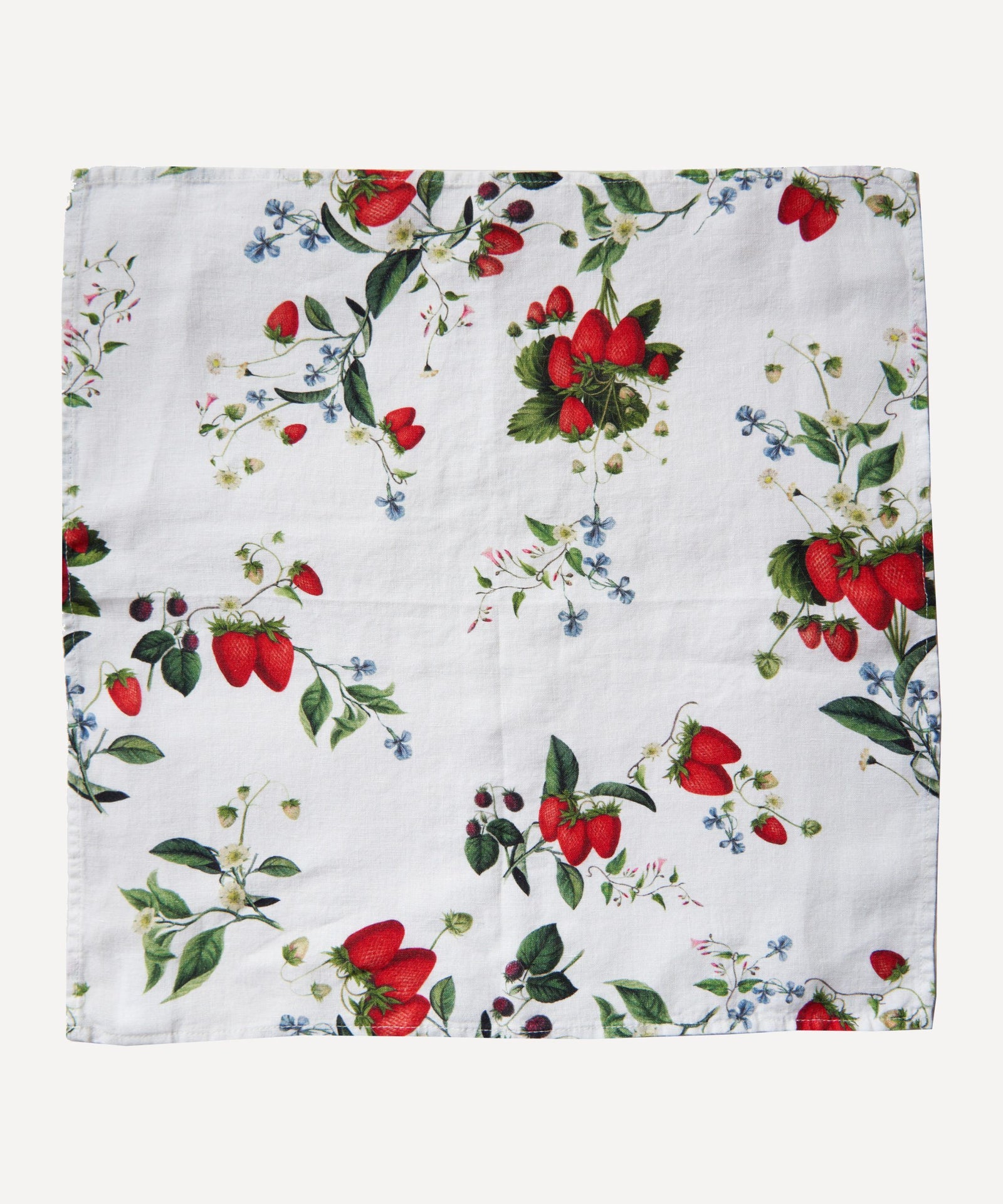 Wild Strawberry Linen Napkin