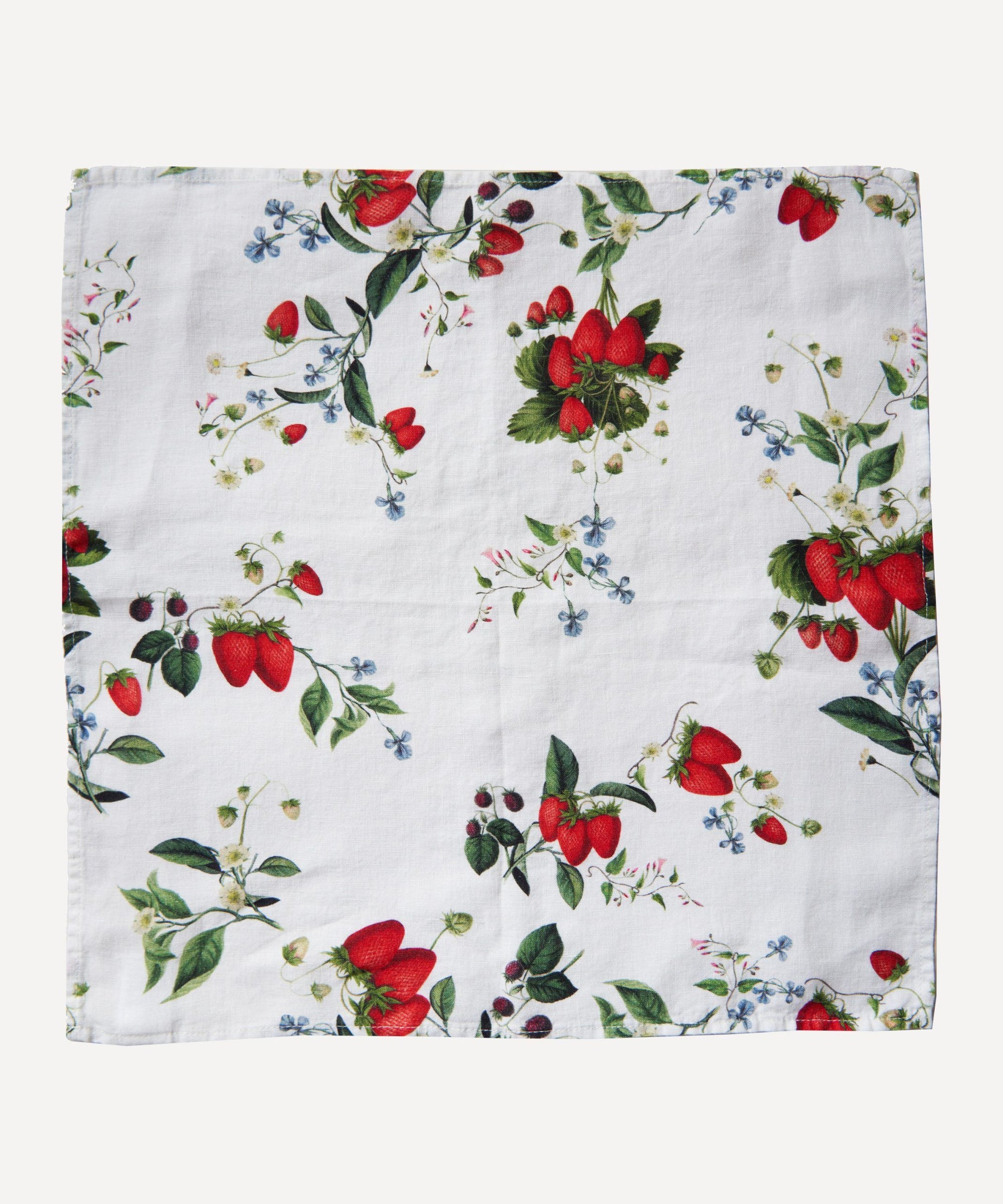Wild Strawberry Linen Napkin