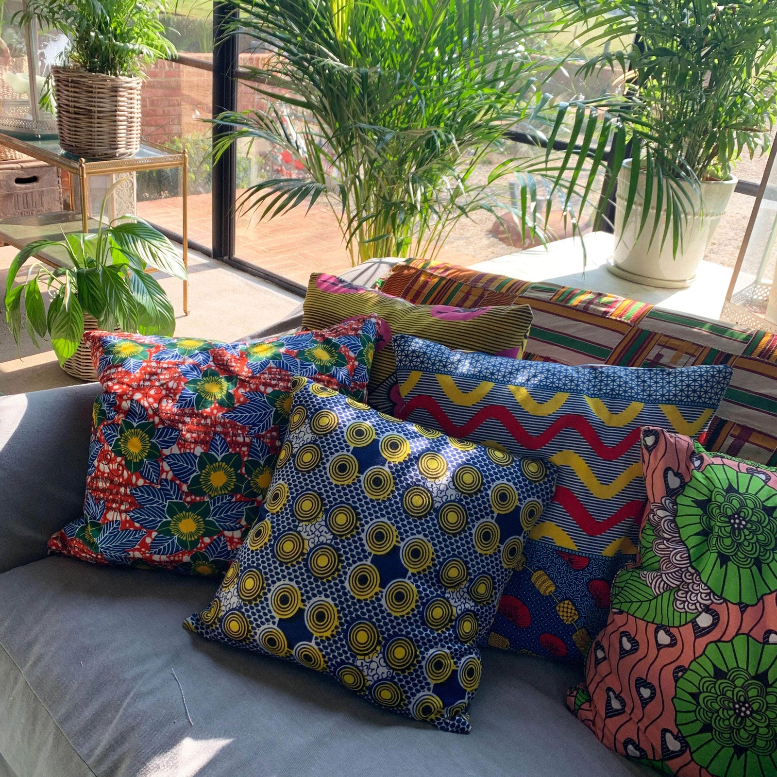 Ankara Circles Cushion