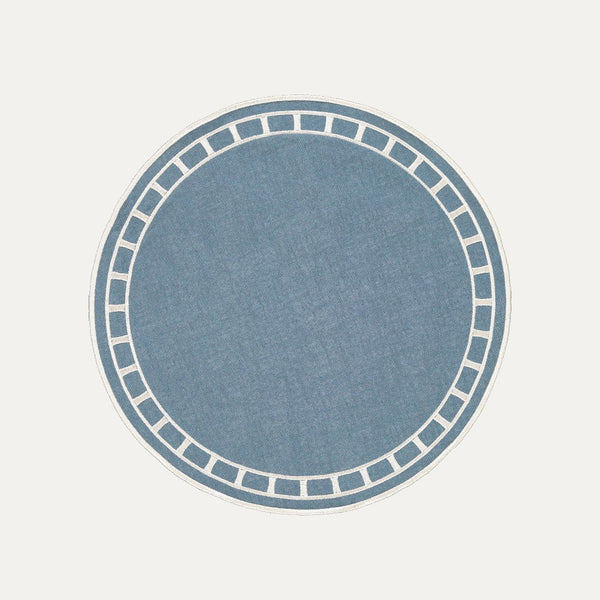 Marim Placemat, Blue and White