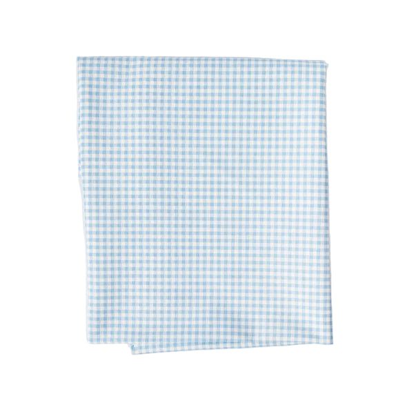 Blue and White checked Tablecloth