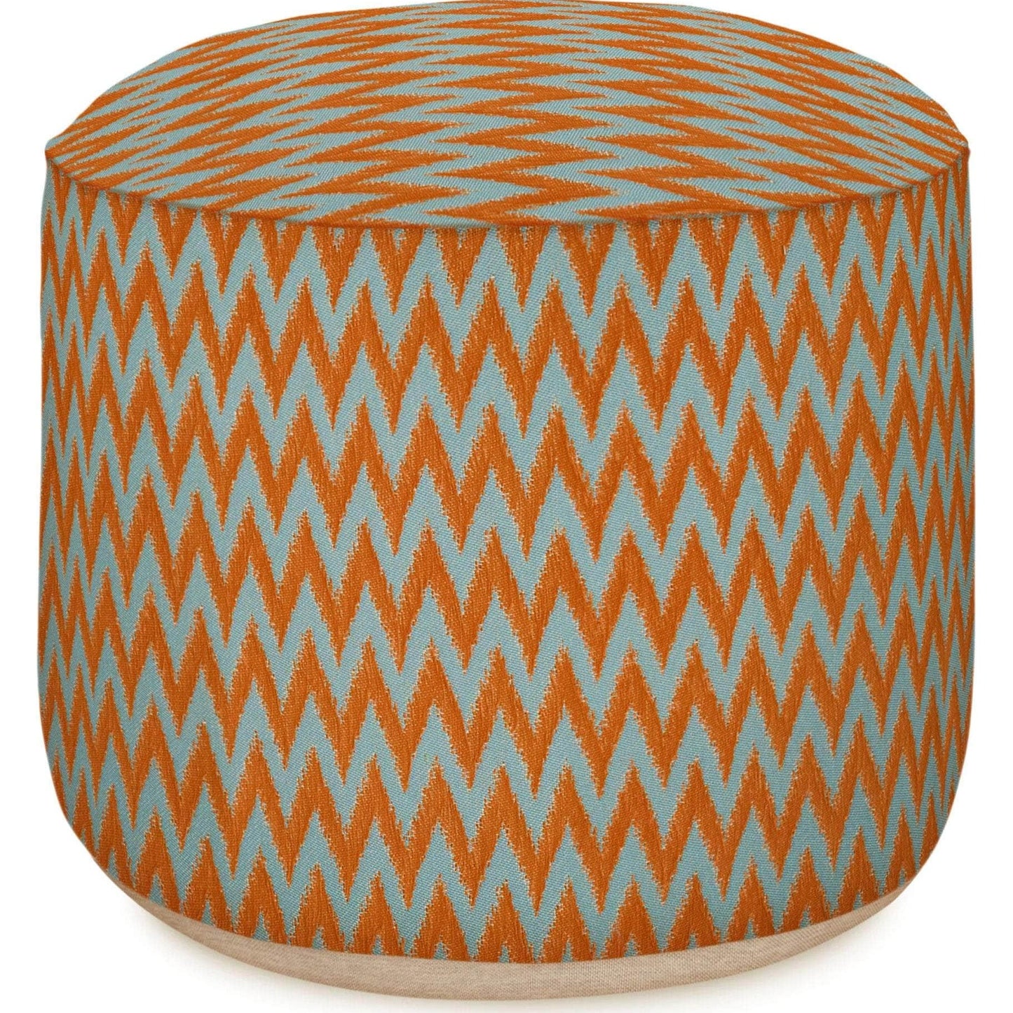 Outdoor Pouf Rosita Ice & Orange