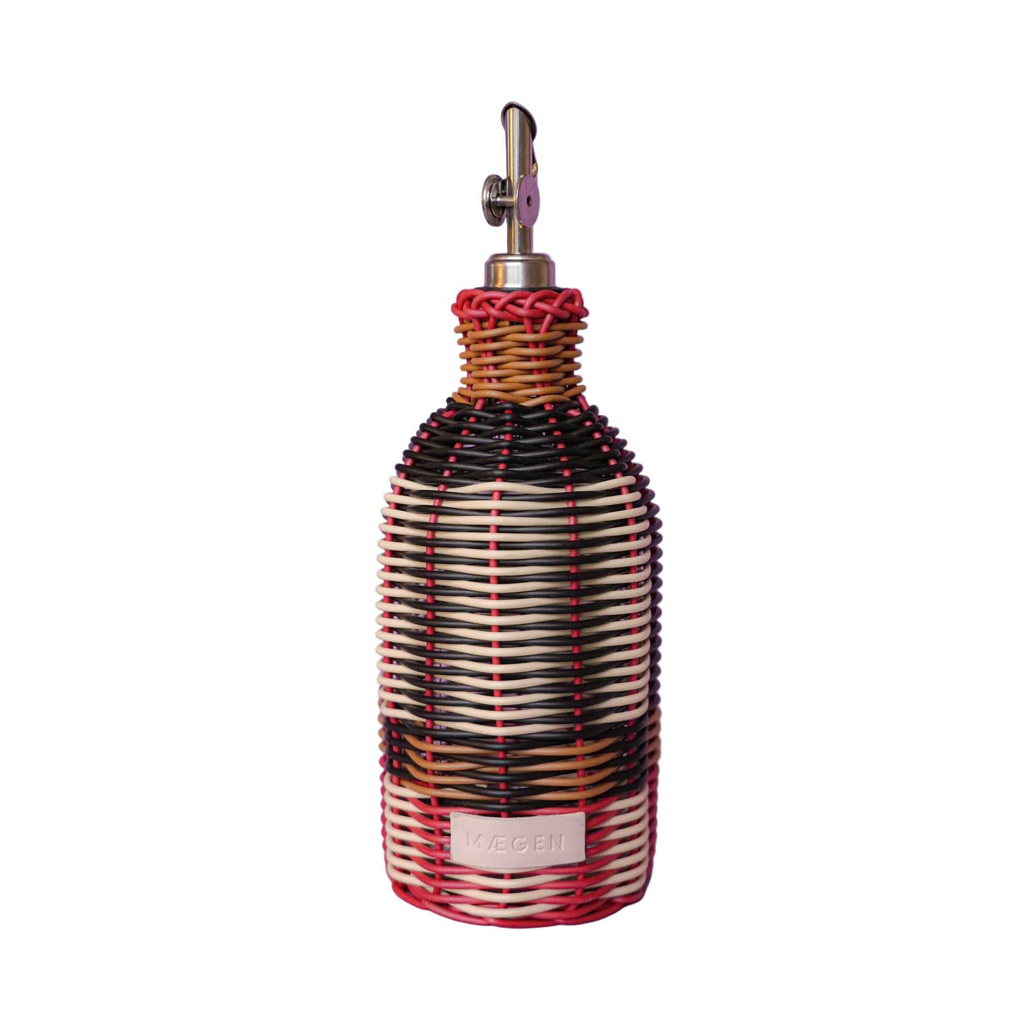 Woven Oil Pourer | Cream & Black