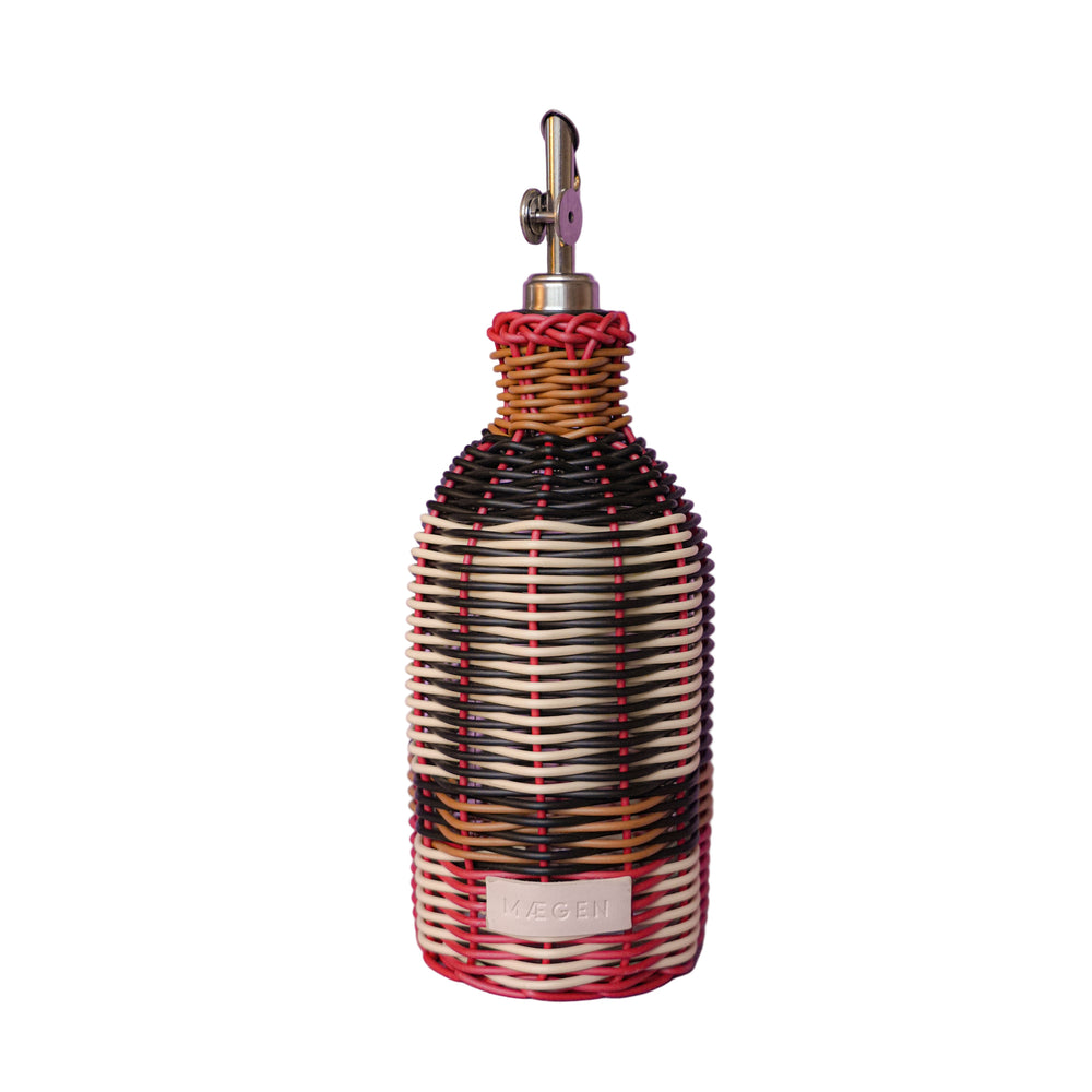 Woven Oil Pourer | Cream & Black