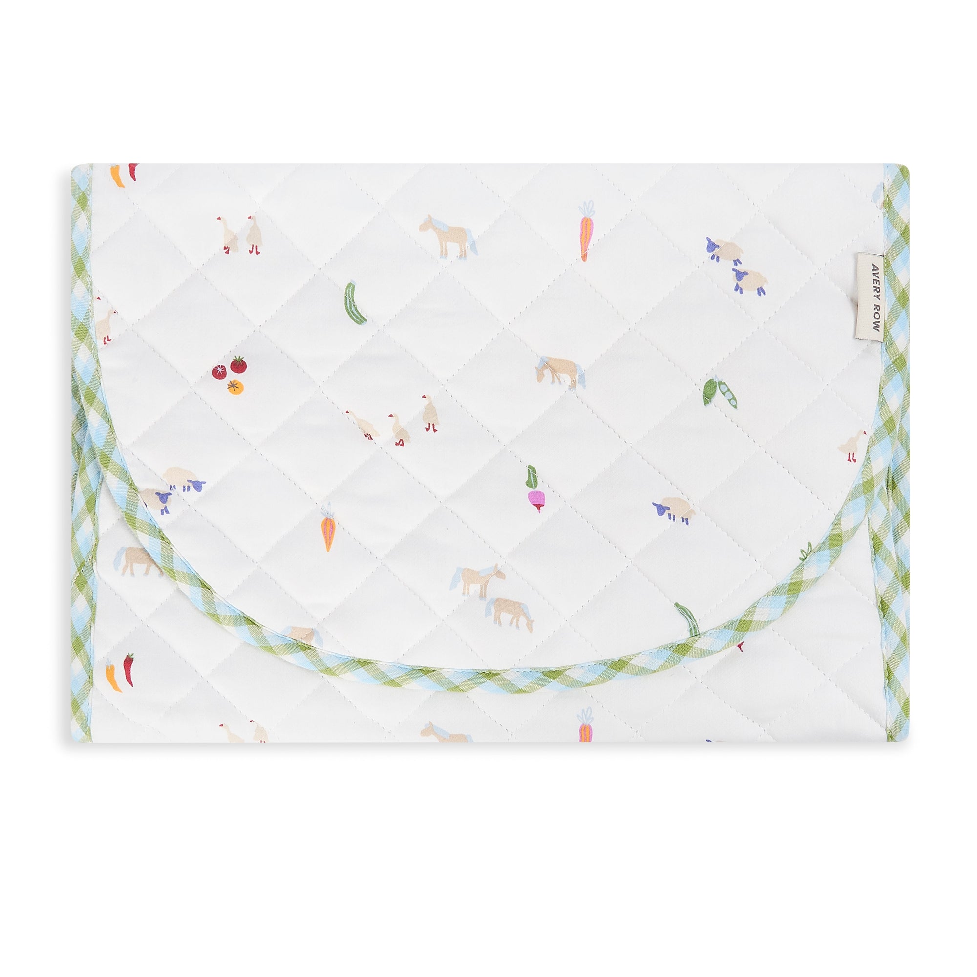 Changing Basket Cotton Liner - Little Farm