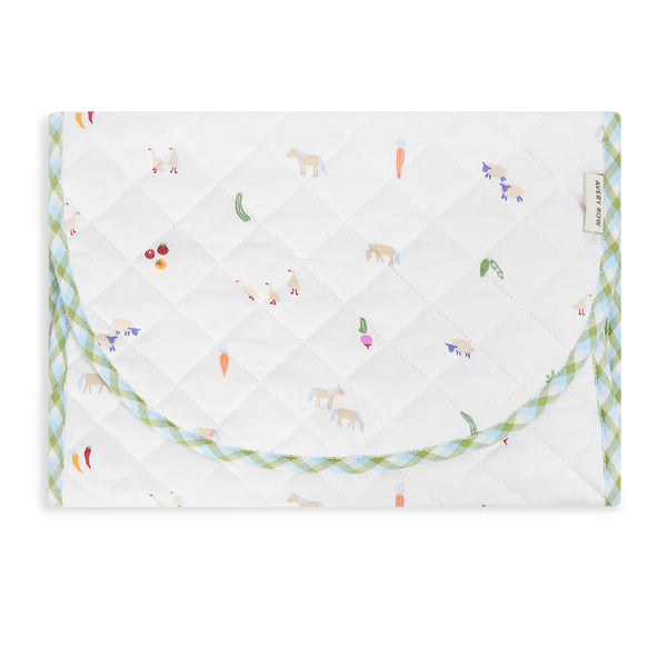 Changing Basket Cotton Liner - Little Farm