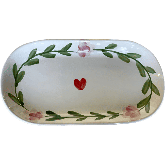 Oval Plate Rosa 32cm