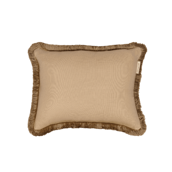 Hanbury Cornsilk - Fringed Lumbar - 45 x 35