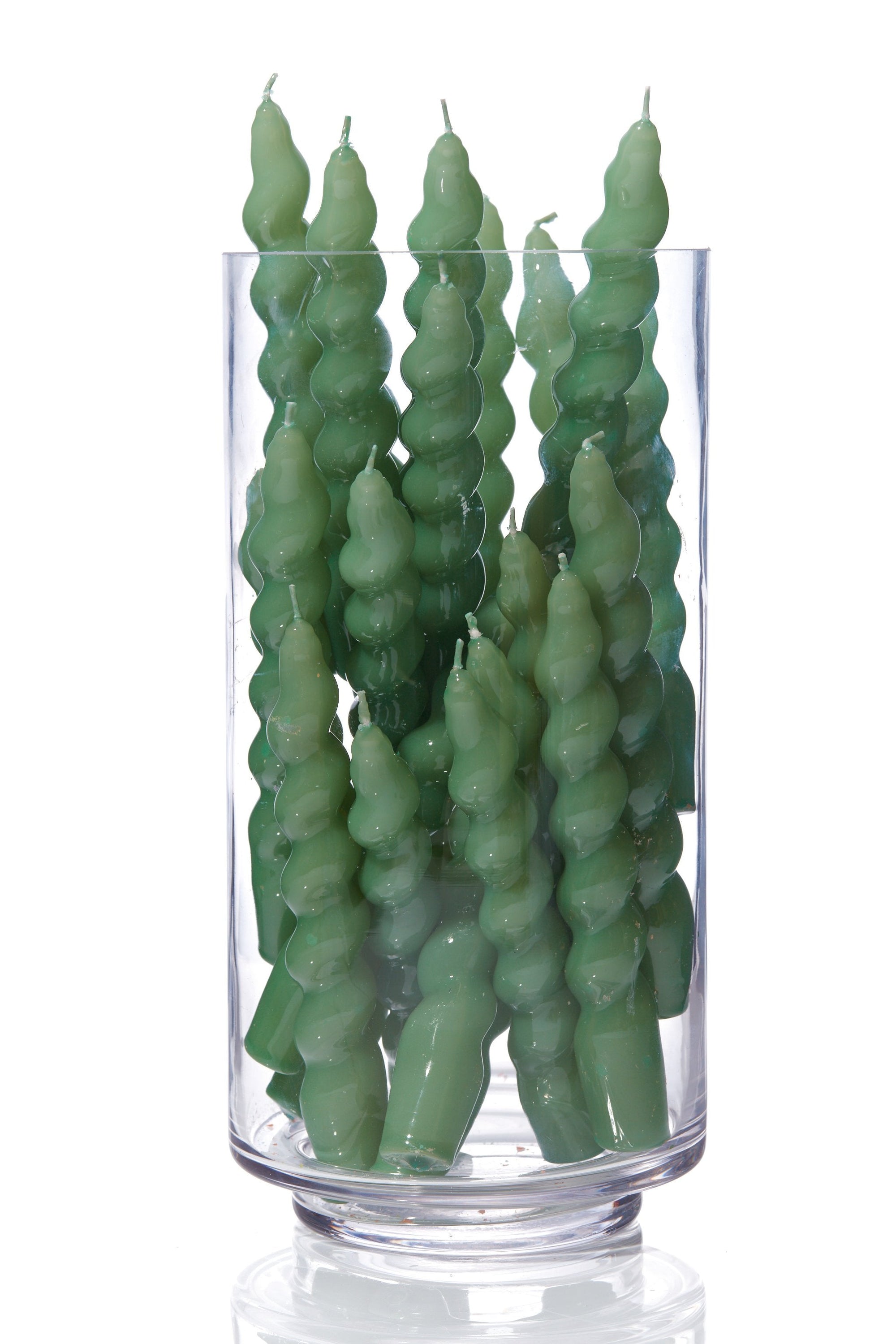 Spiral Taper Candle | Sage
