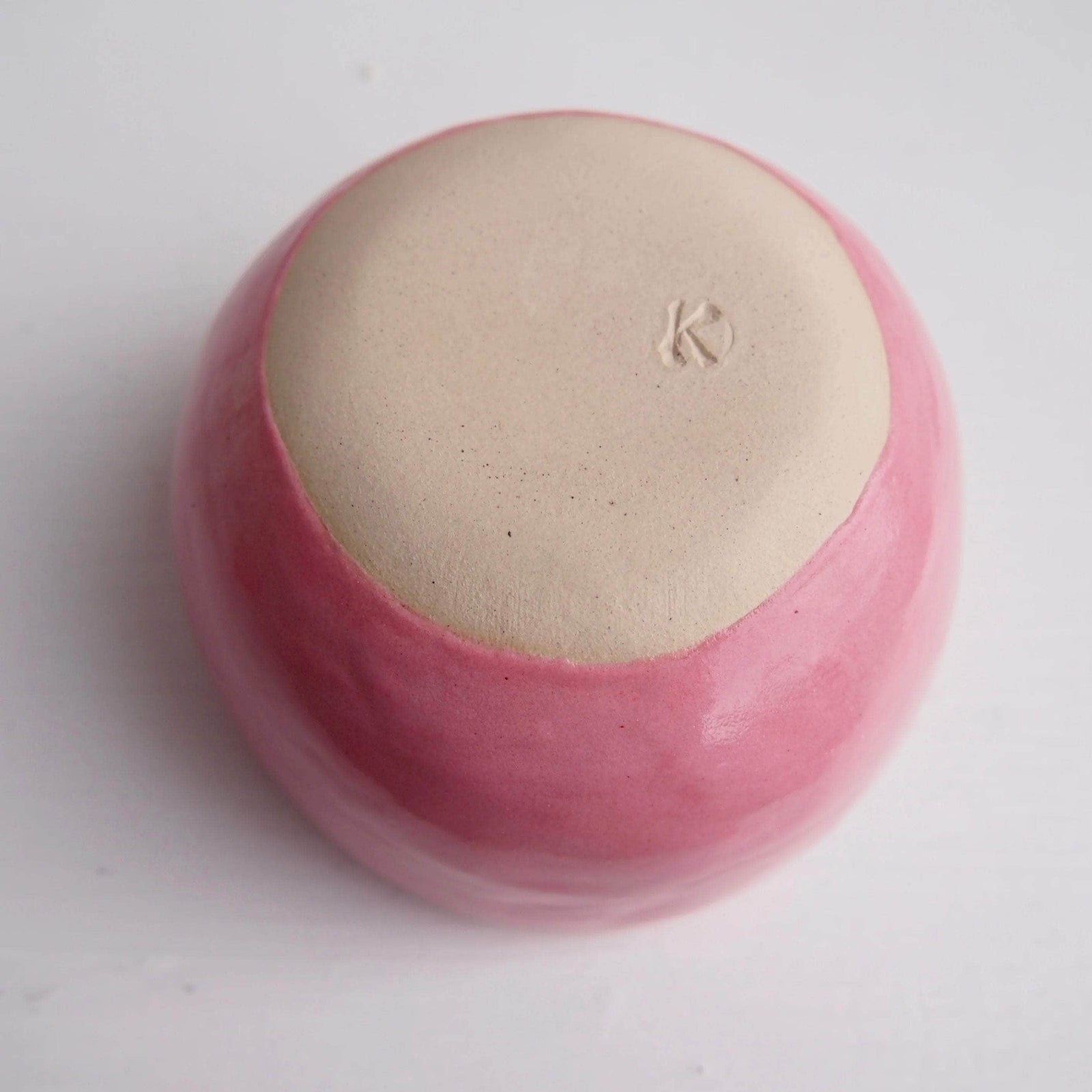 Handmade Pastel Pink and Turquoise Ice Cream Ring Bowls