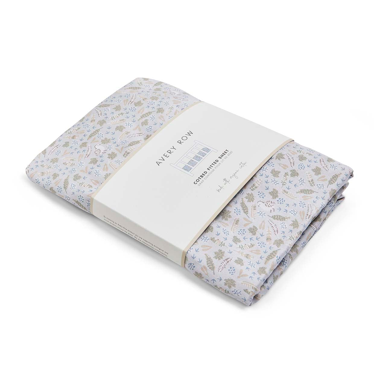 Cotbed Fitted Sheet - Nature Trail