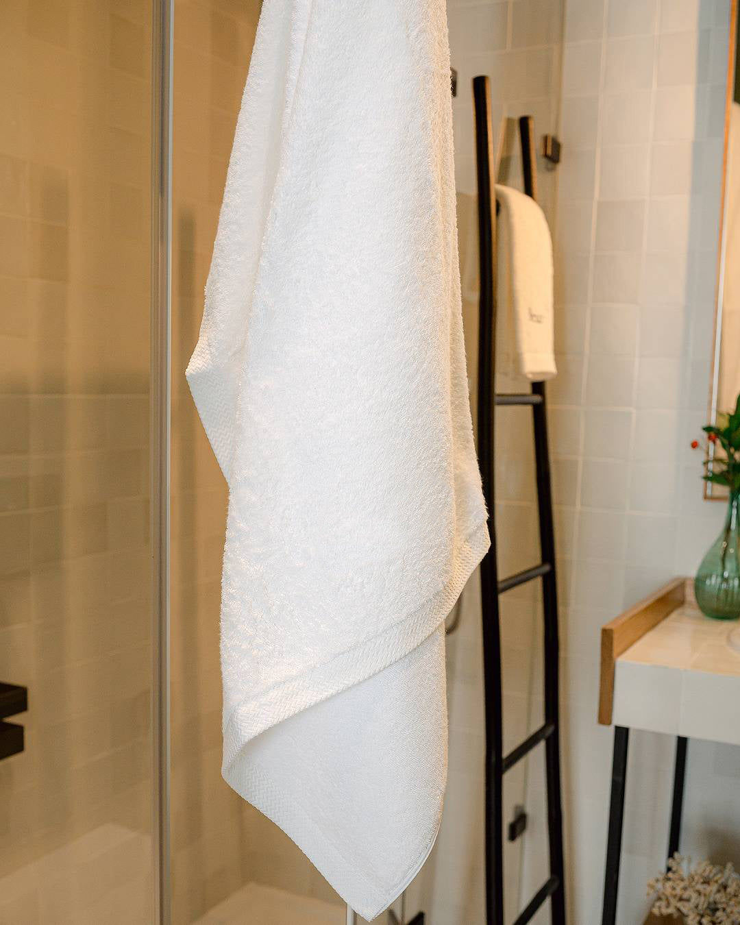 White Cotton Bath Towel
