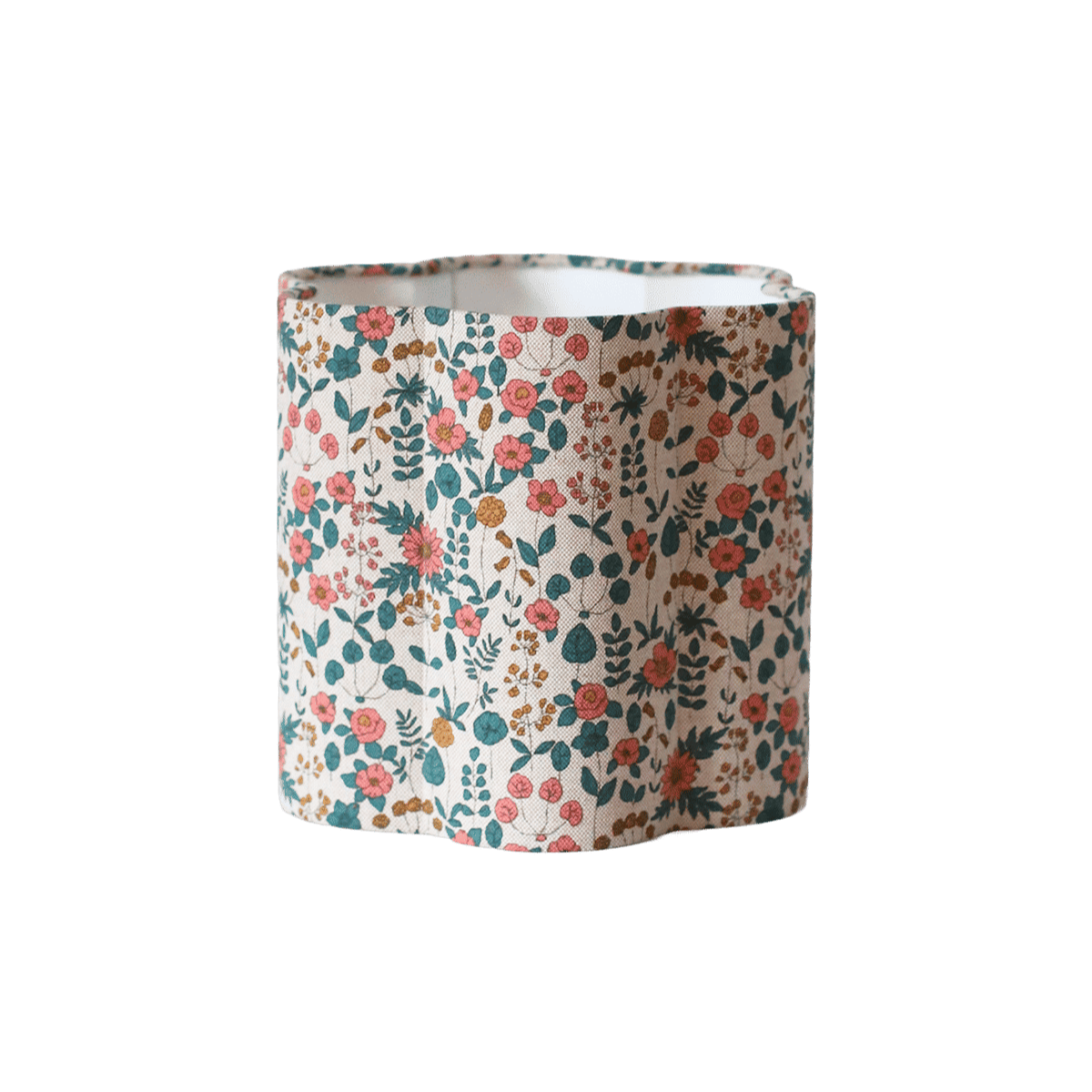 Flora Flower-Shaped Lampshade in ‘English Garden’ Print