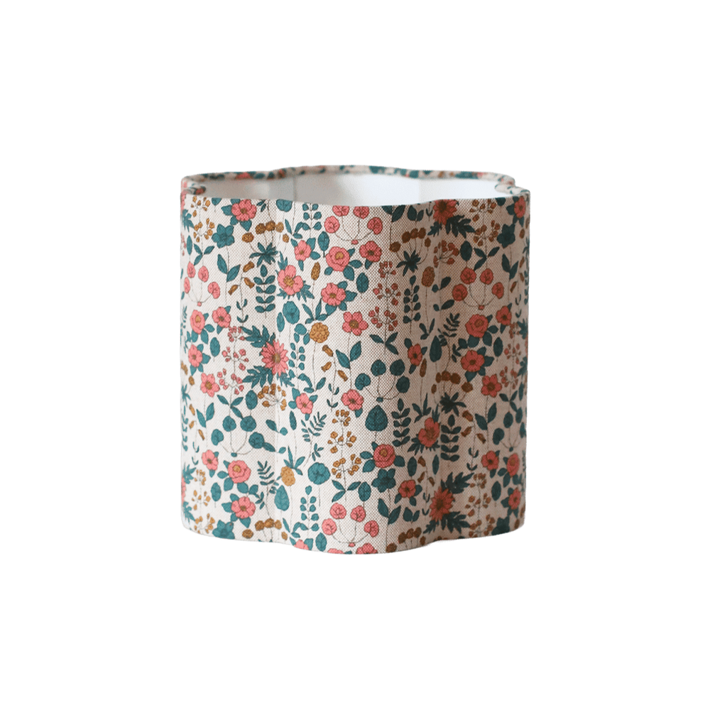 Flora Flower-Shaped Lampshade in ‘English Garden’ Print