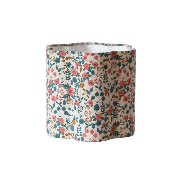 Flora Flower-Shaped Lampshade in ‘English Garden’ Print