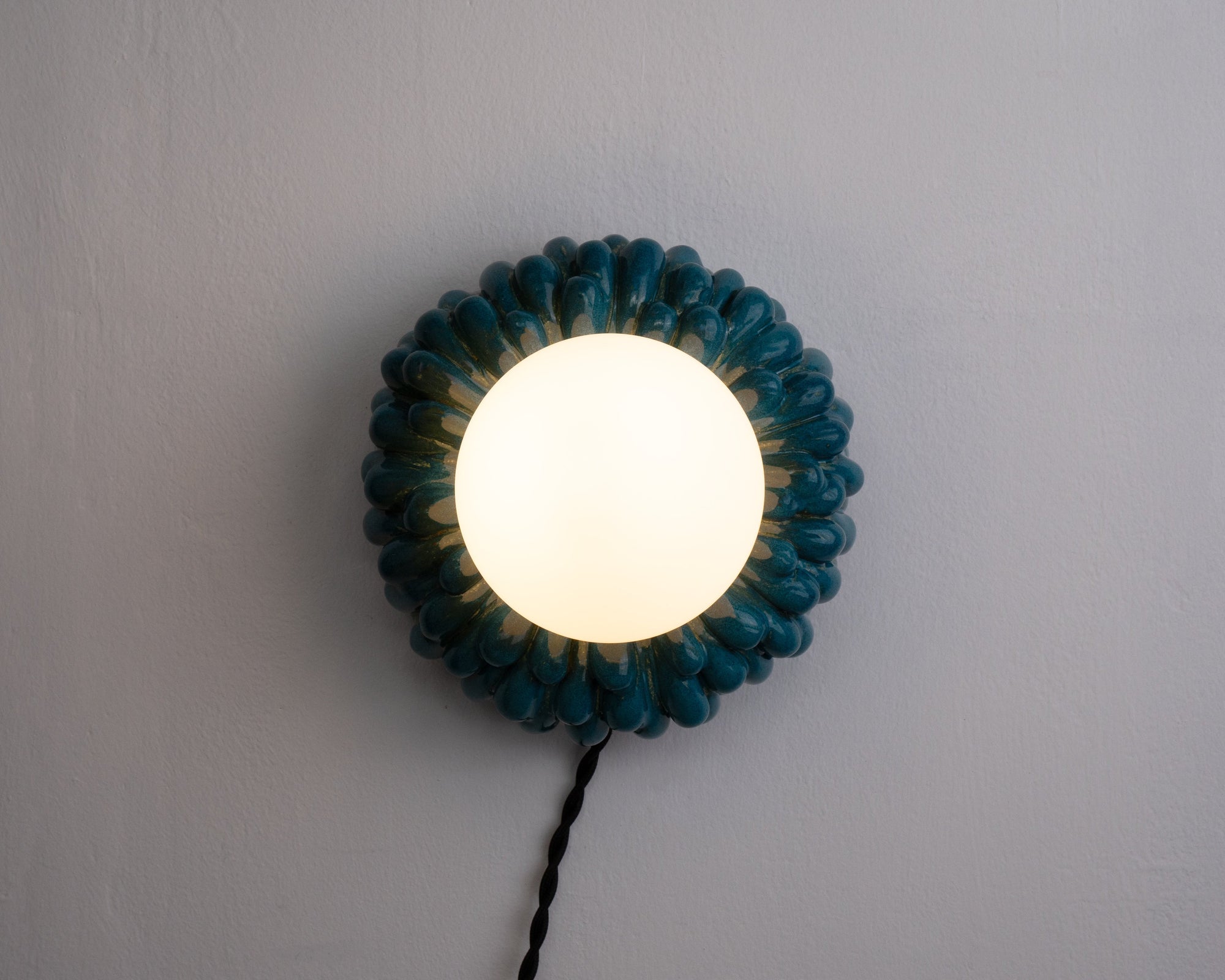 'Drip' Wall Light - Sea Green