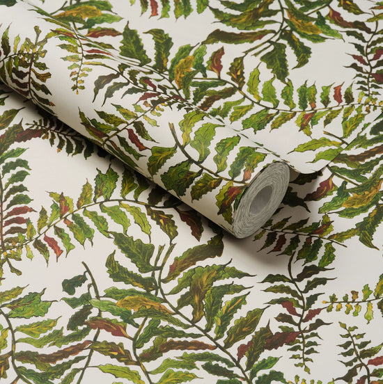Fern Wallpaper - Off White Wallpaper