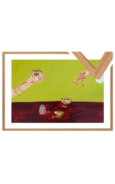 Sharing pastéis de nata Fine Art Print