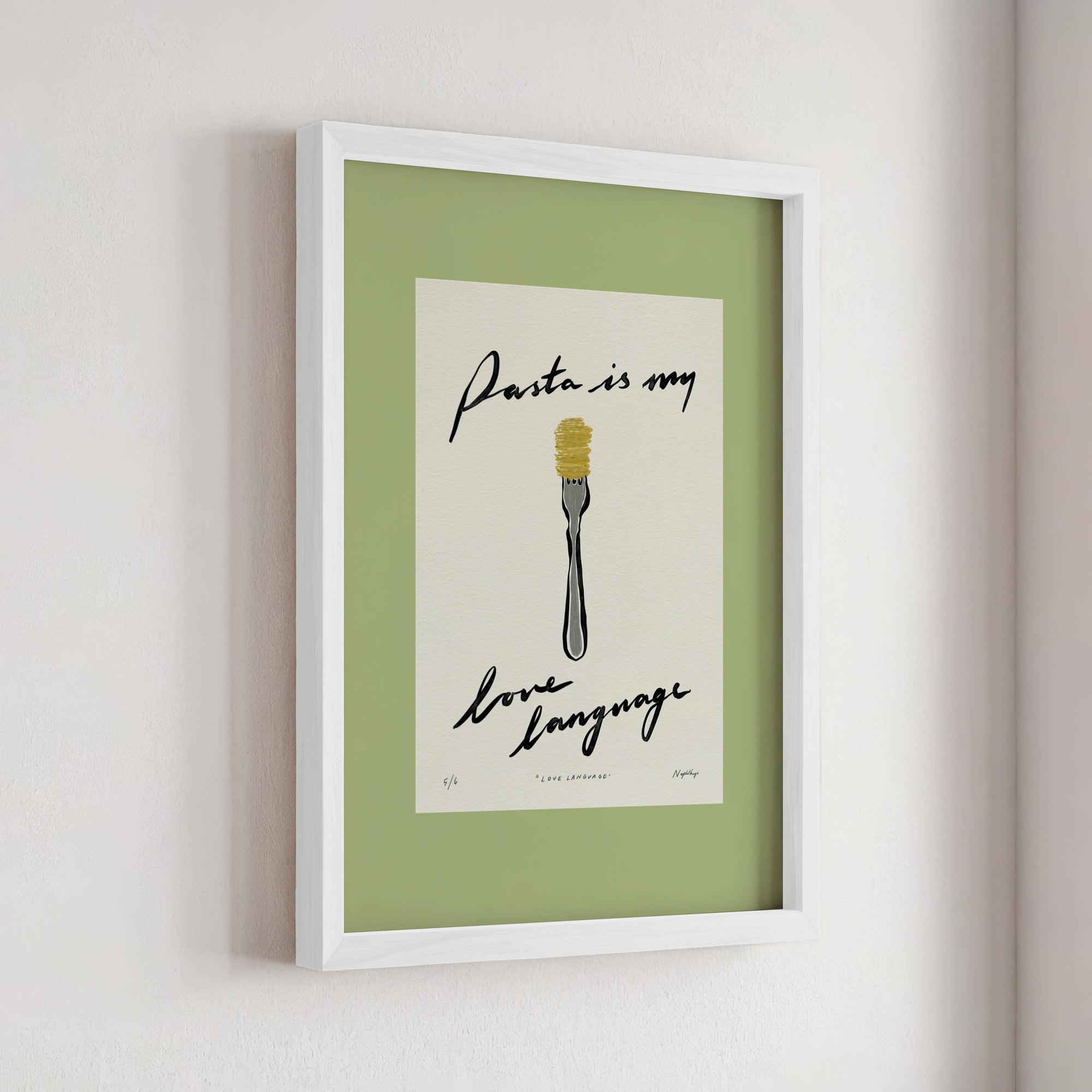 Pasta Is My Love Language Print