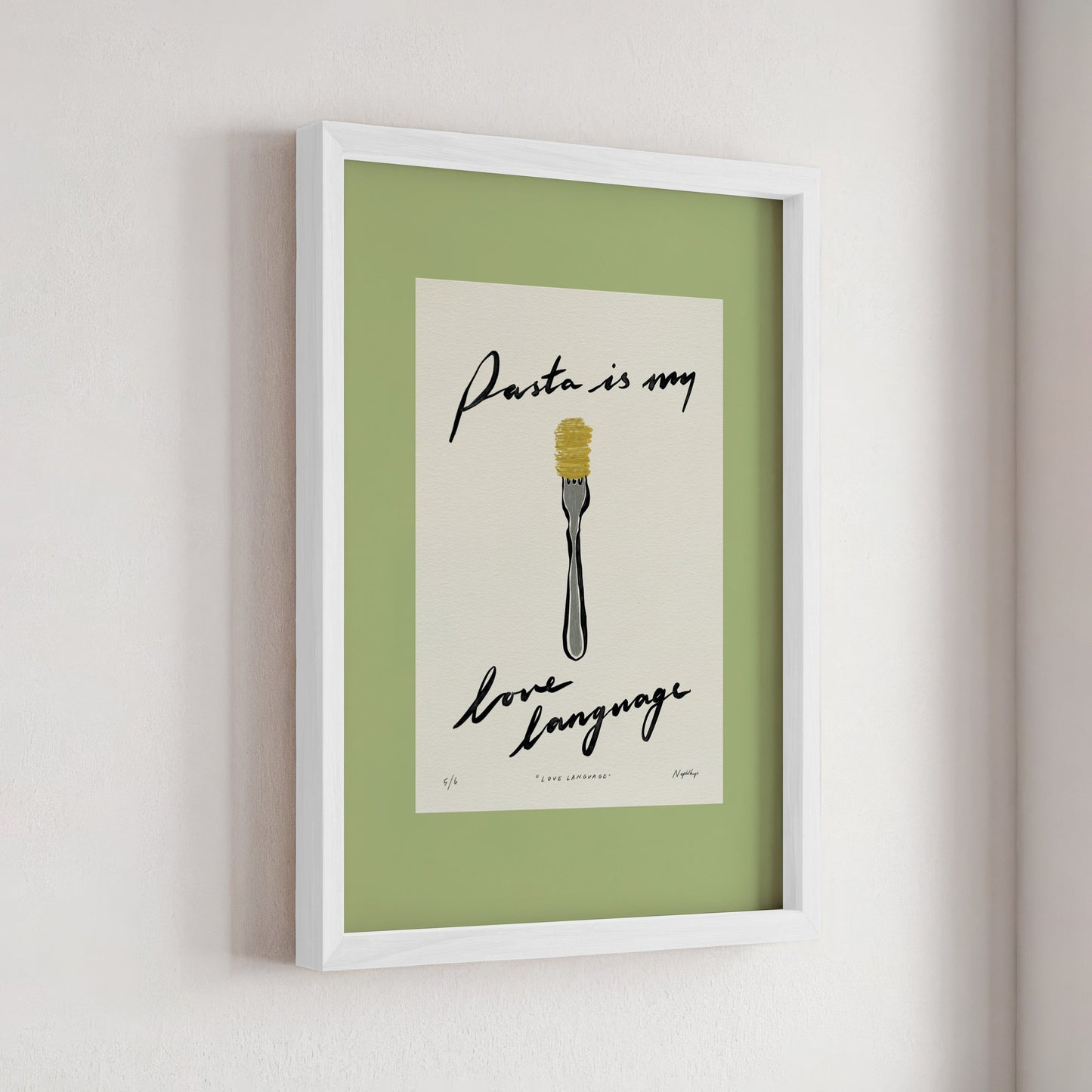 Pasta Is My Love Language Print