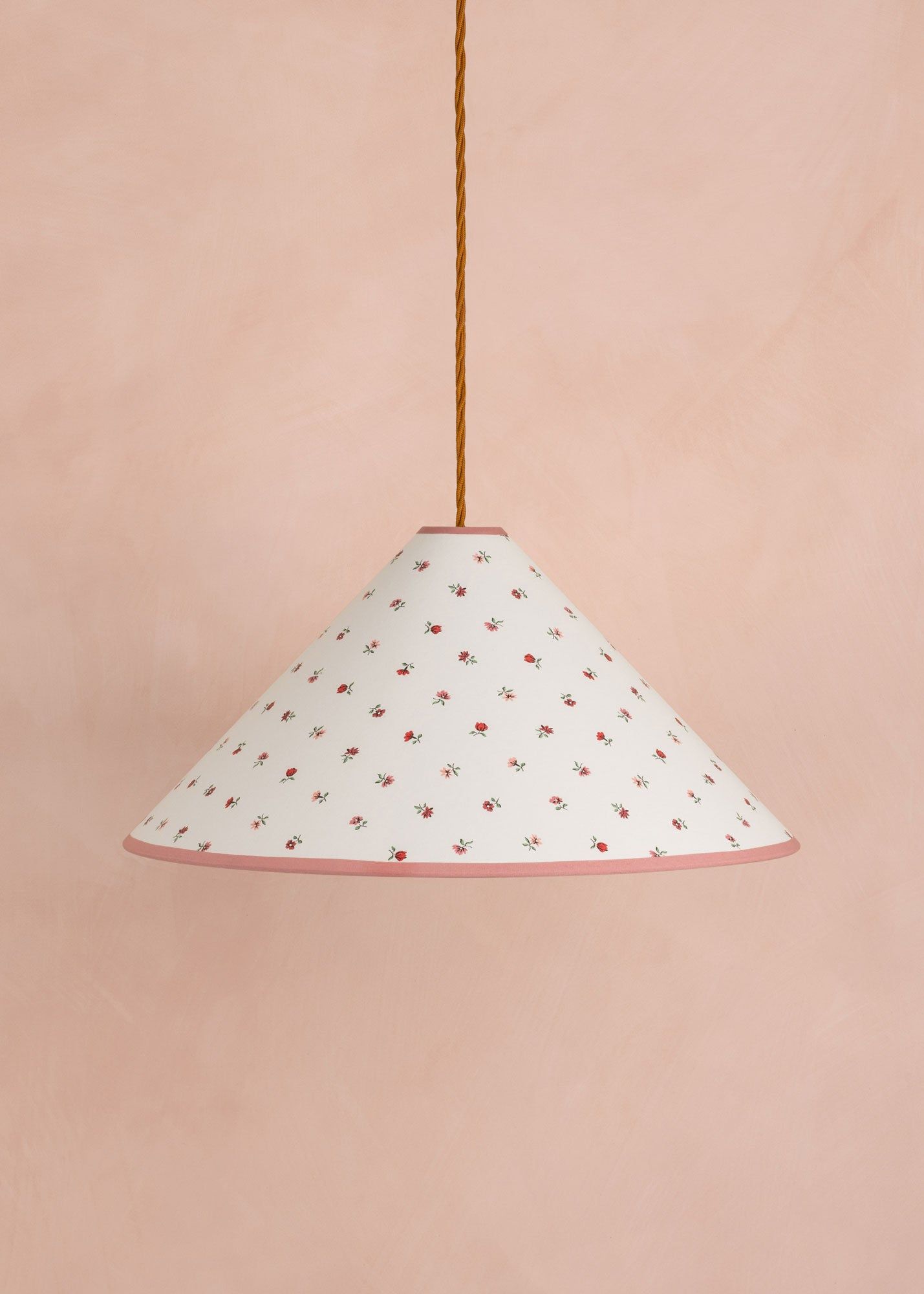 Petites Fleurs Parasol Lampshade - Berry