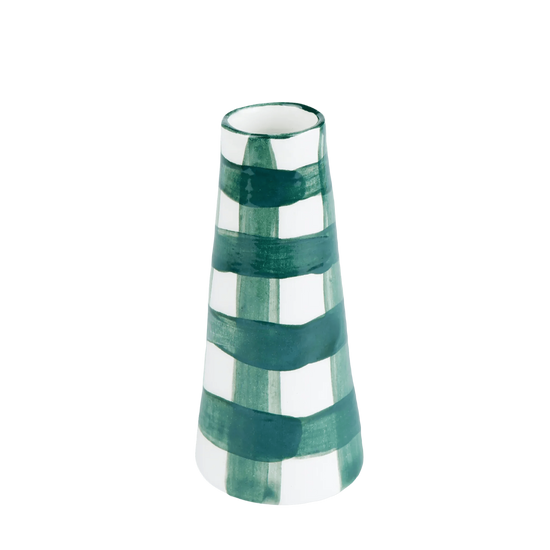 Vichy Green Ceramic Vase