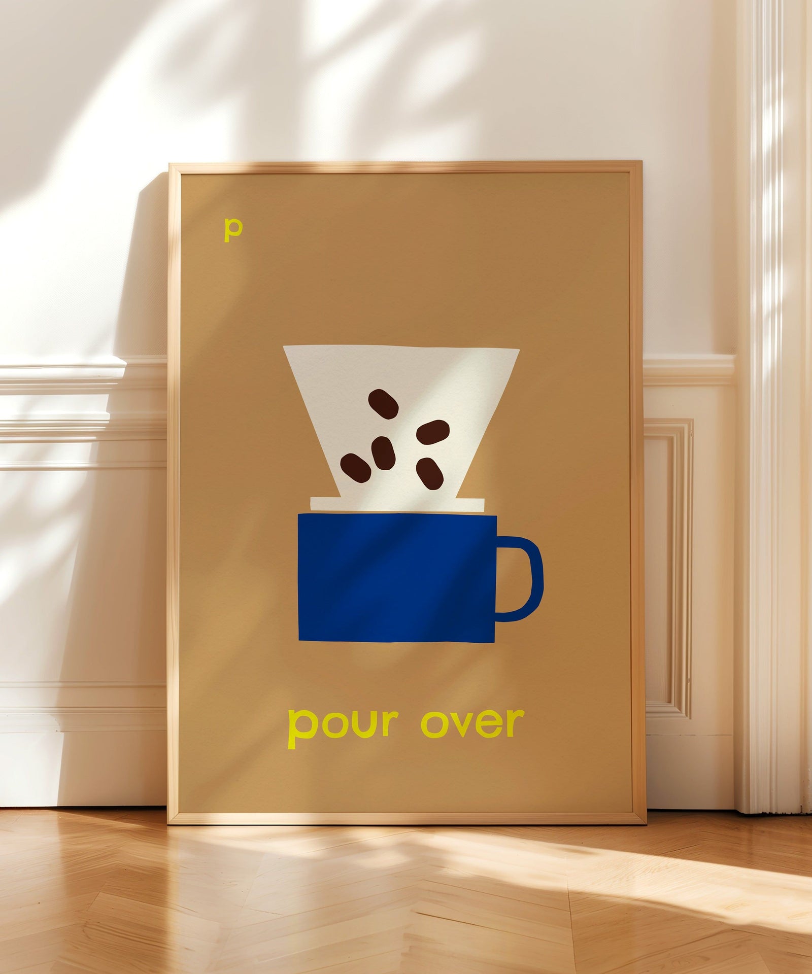 P for Pour Over Art Print