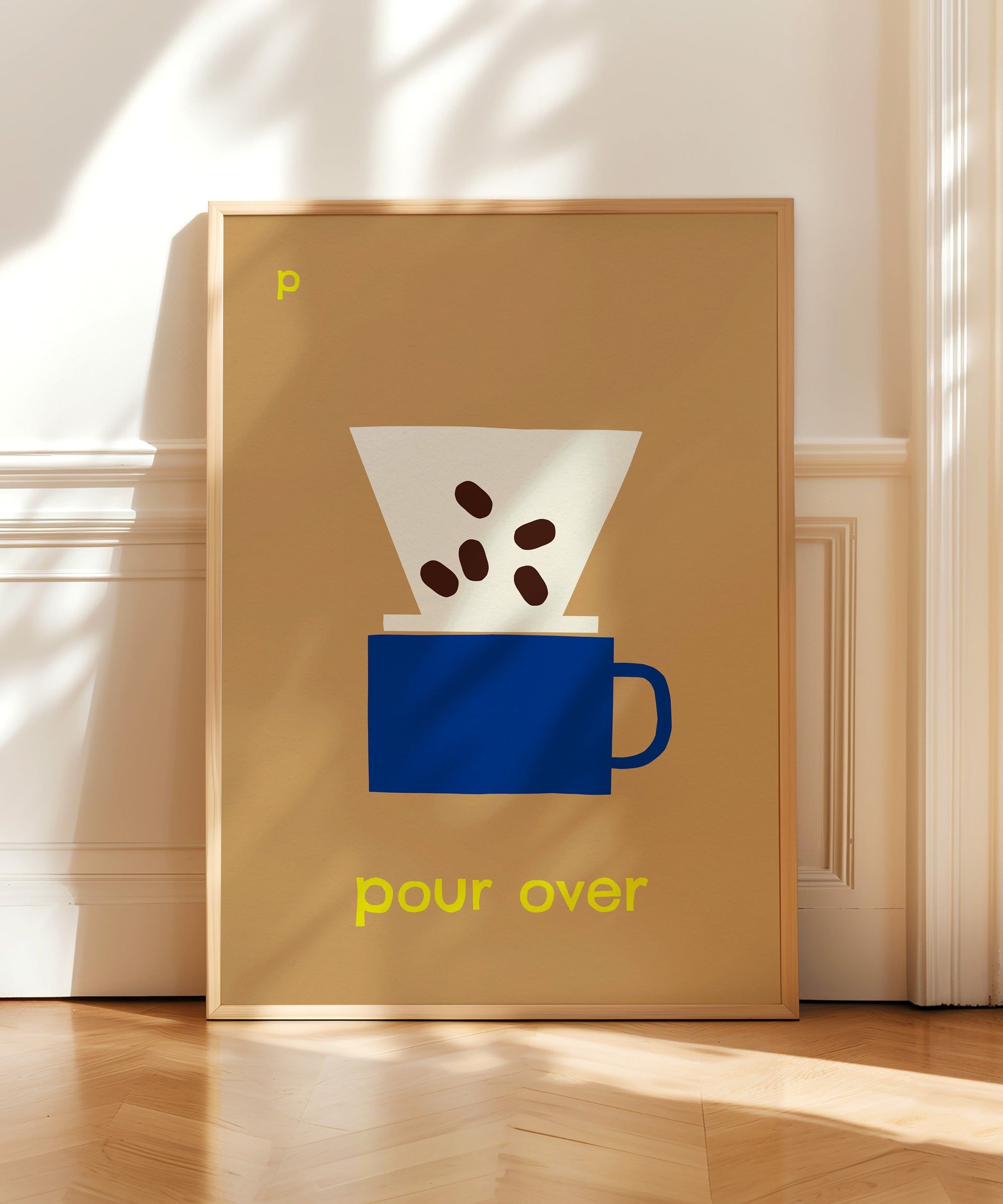 P for Pour Over Art Print