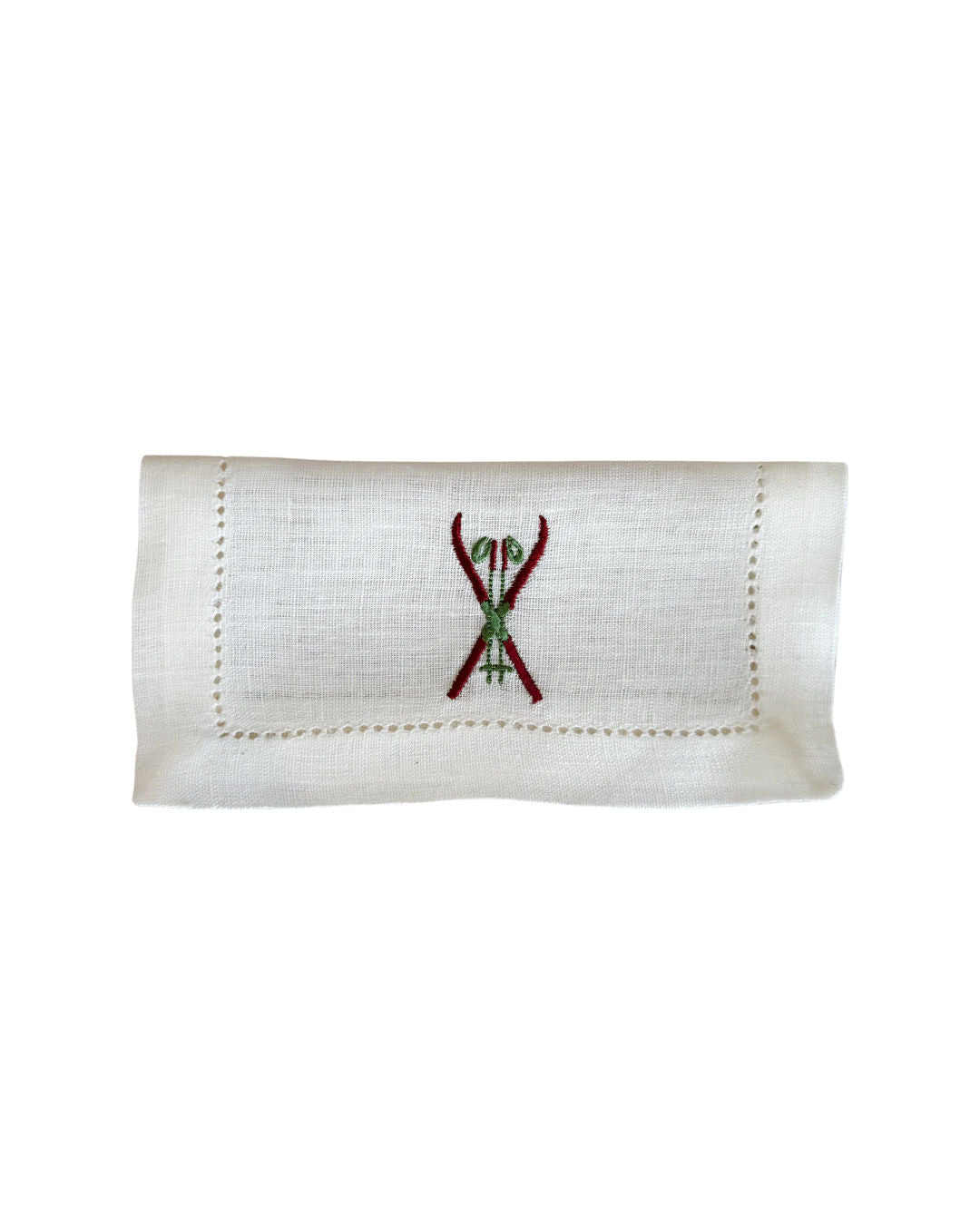 Baqueira Ski Linen Cocktail Napkin Set of 6