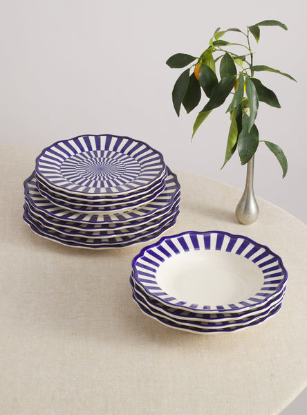 Riviera 12 Piece Dinnerware Set with Pasta Bowl - Special Edition