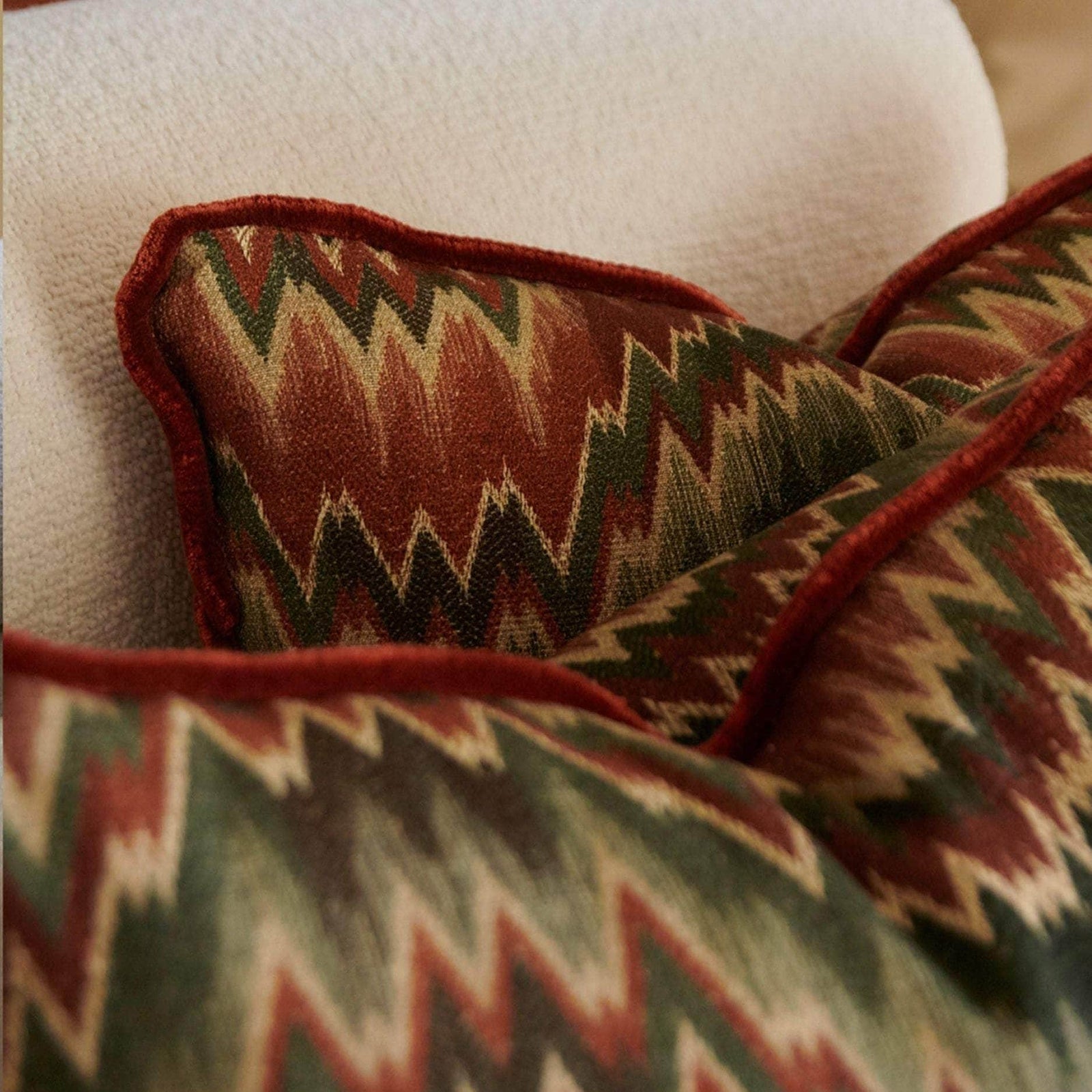 Pillow Herringbone Orange