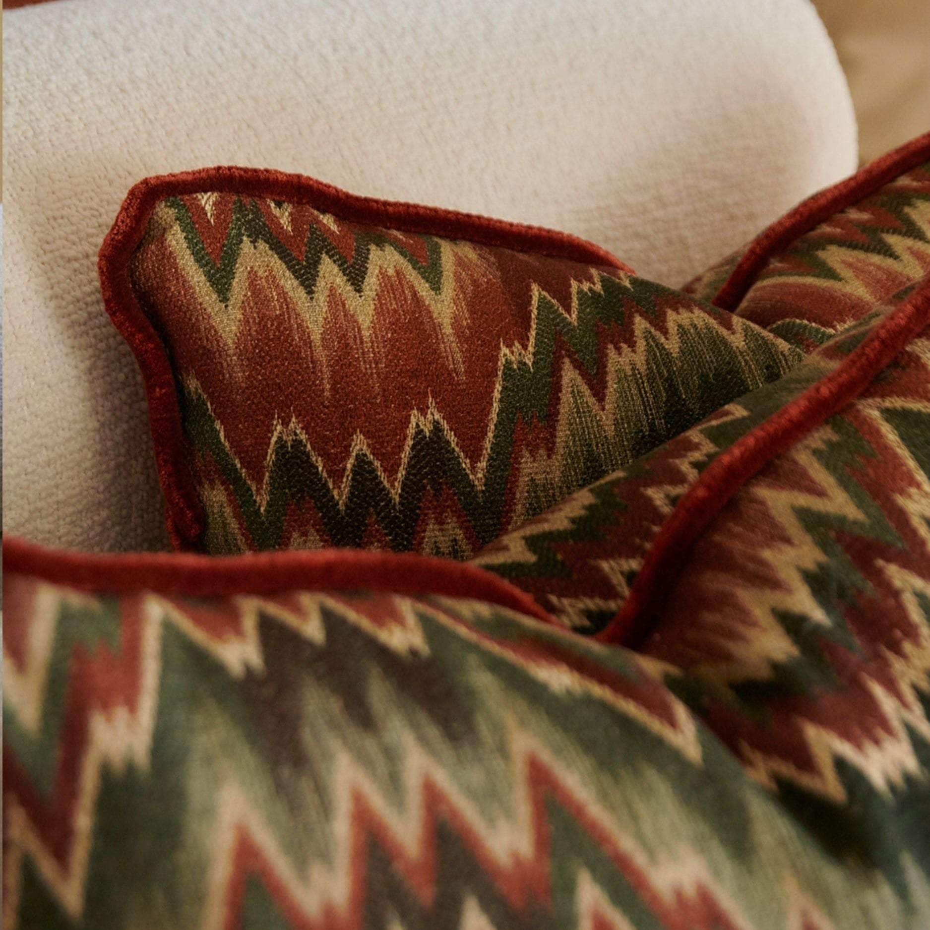 Pillow Herringbone Orange