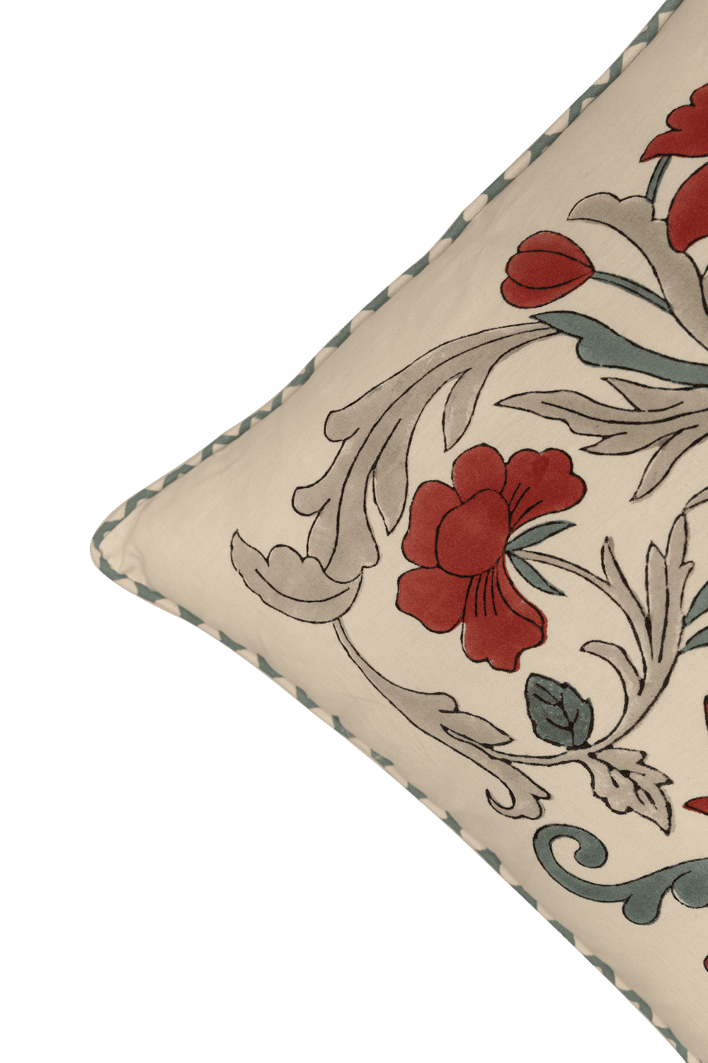 Block Printed Interior Pillow Cover – 20x20 in