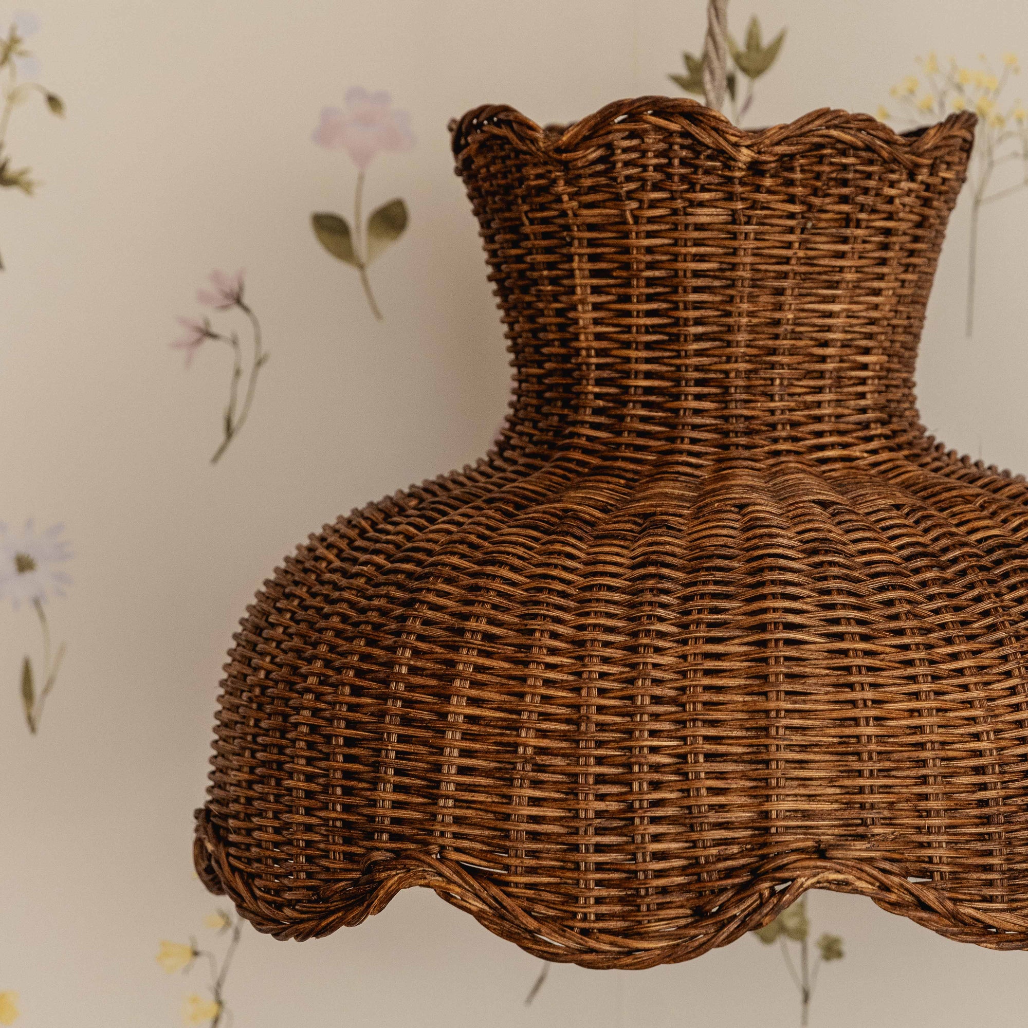 Anar Rattan Pendant Shade (Medium Teak)