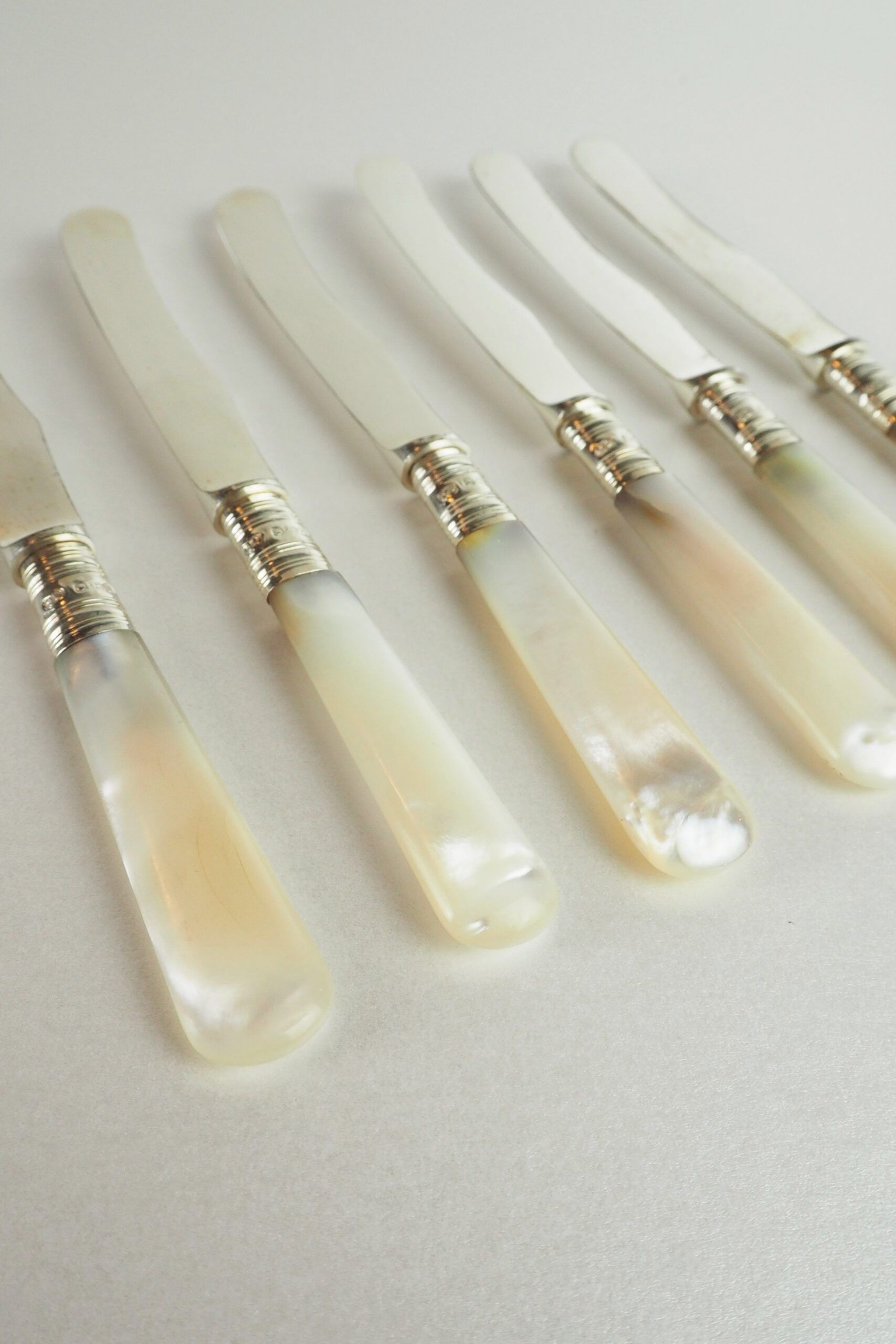 Antique Silver Butter Knives