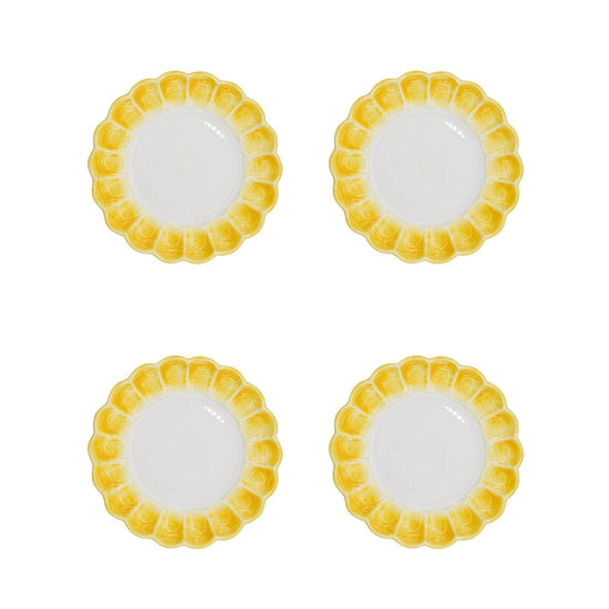 Lido Side Plate, Yellow, Set Of 4