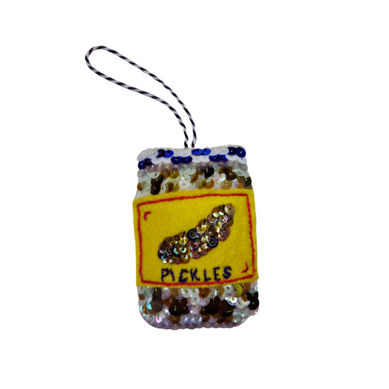 The Pickle Jar Sequinned Ornament