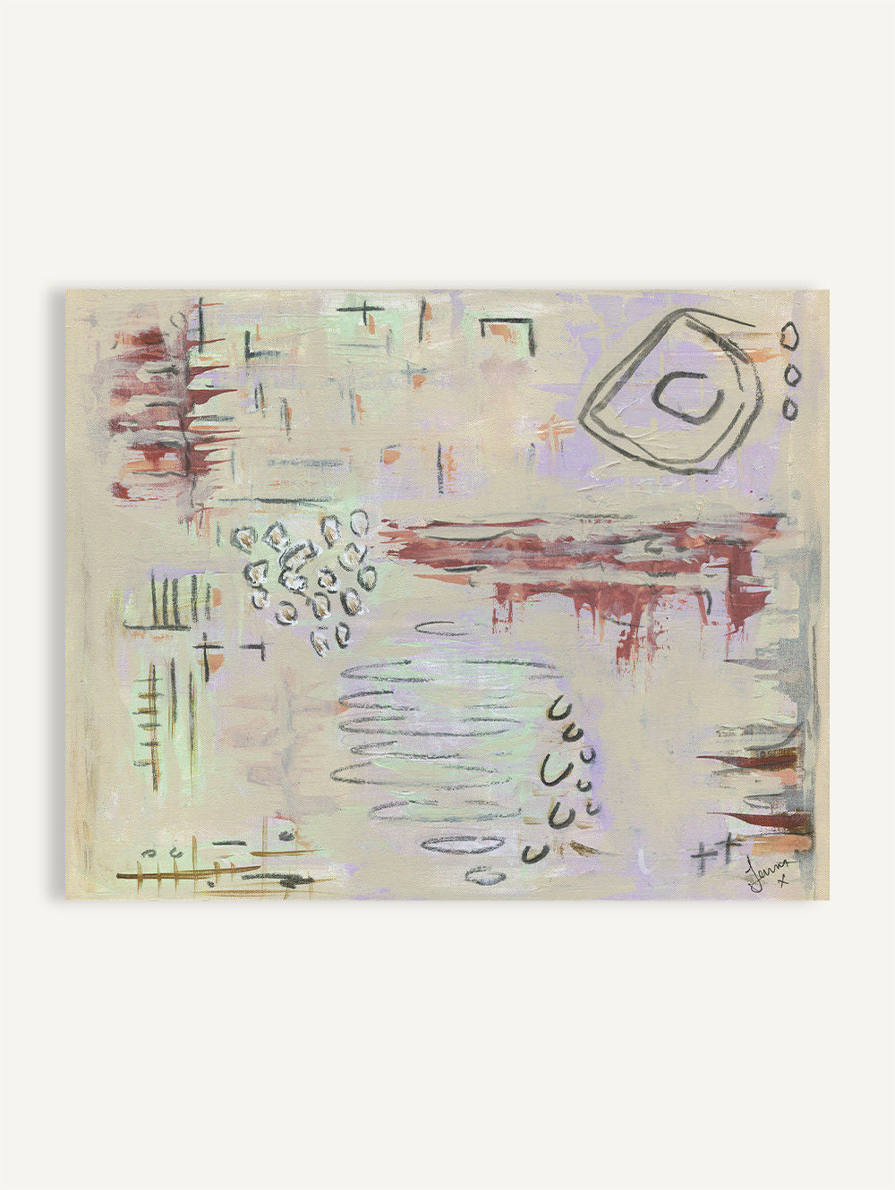 Marshmallow Skies Print